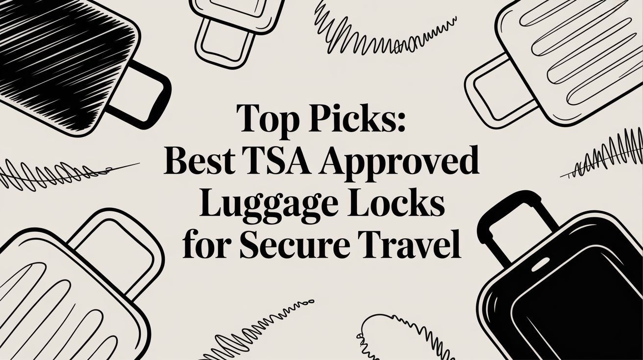 Top Picks: best tsa approved luggage locks for secure travel