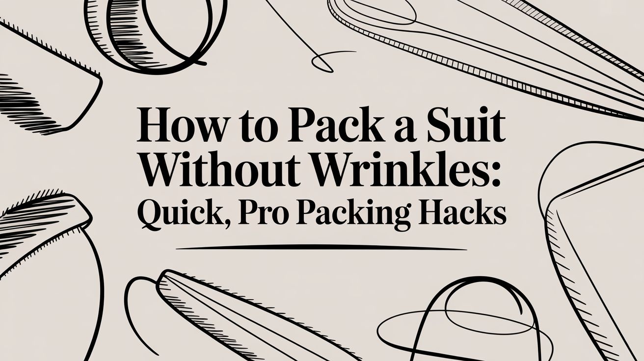 How to Pack a Suit Without Wrinkles: Quick, Pro Packing Hacks