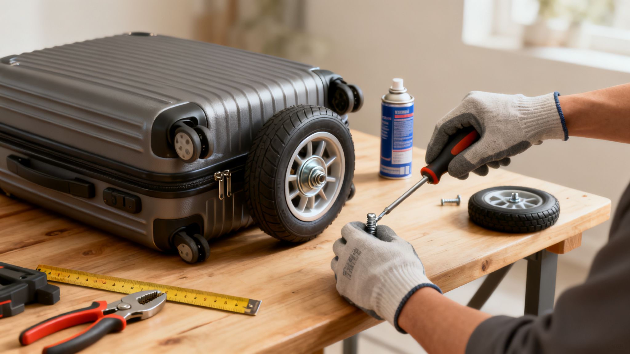 A DIY Guide on How to Repair Luggage Wheels