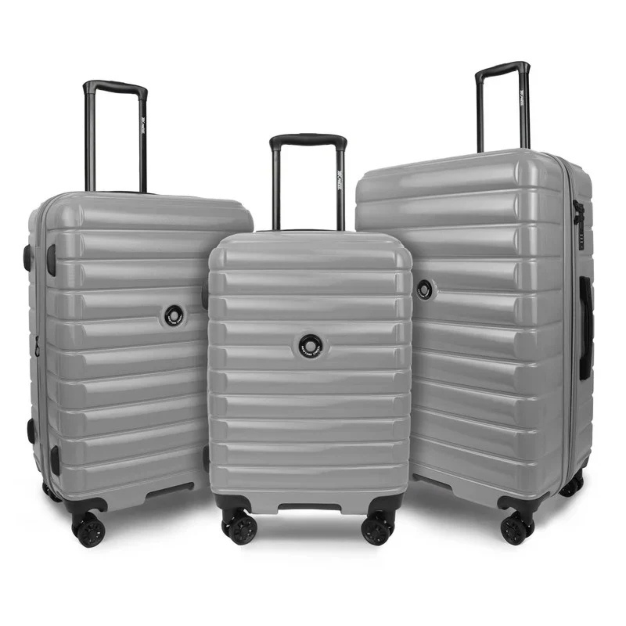 Expandable hardside spinner luggage