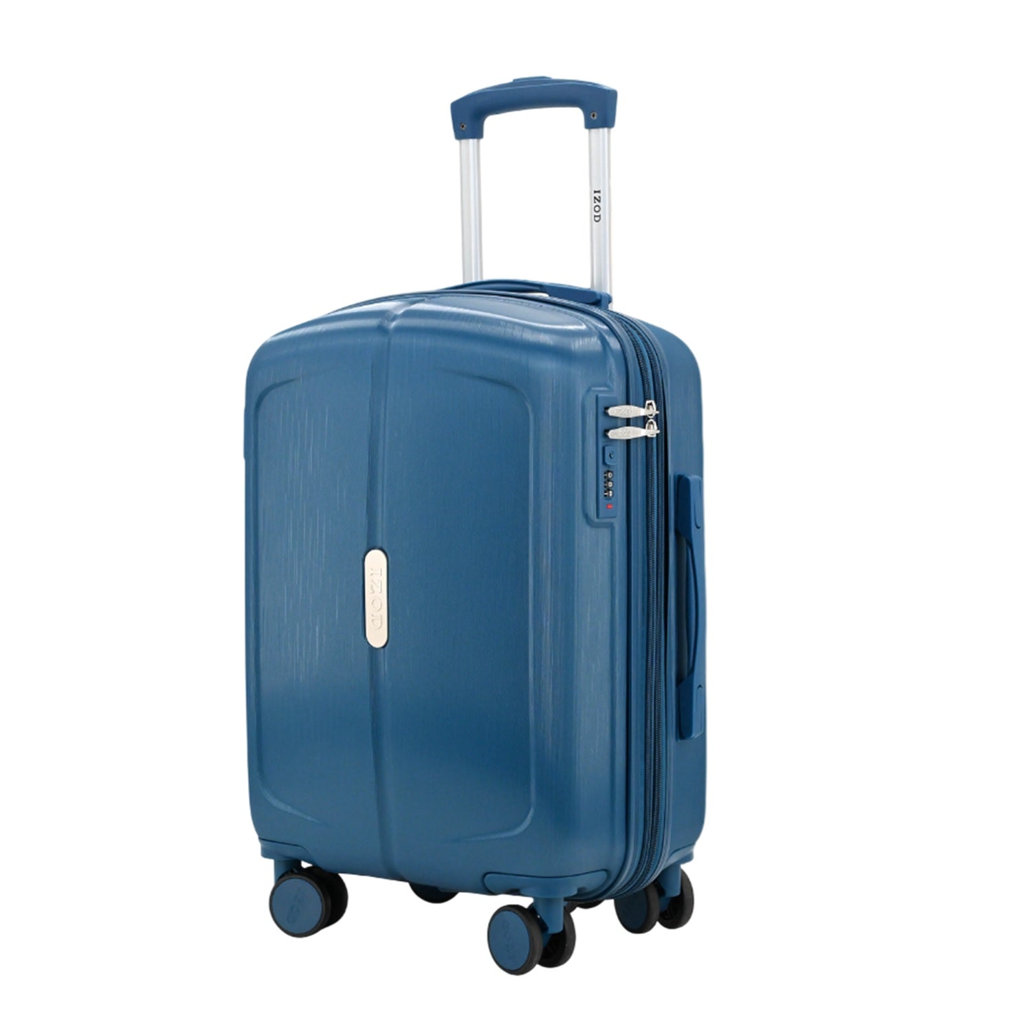 IZOD Mateo 20-Inch Carry-On Luggage – Lightweight Expandable ABS Hardside Suitcase with 360° Dual Spinner Wheels & Built-In Combo Lock