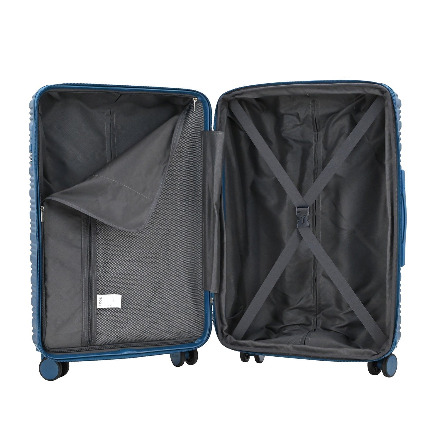 IZOD Romeo 20-Inch Carry-On Luggage – Lightweight Expandable ABS Hardside Suitcase with 360° Dual Spinner Wheels & Built-In Combo Lock