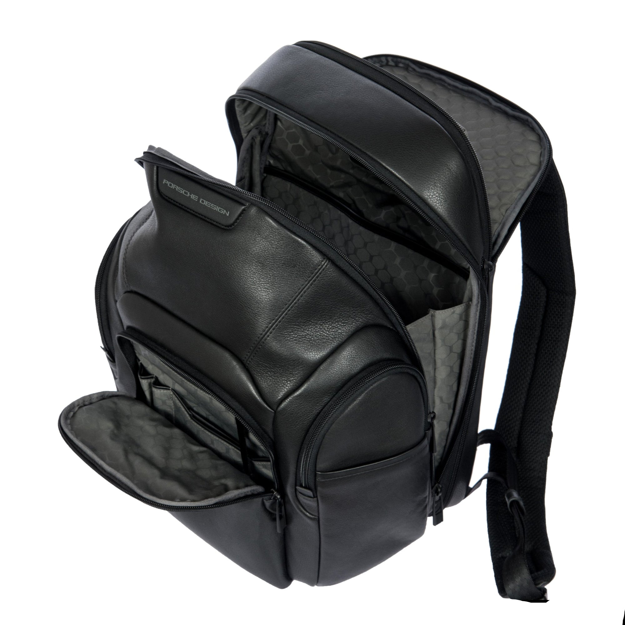 Porsche Roadster Leather Evo Backpack Expandable M