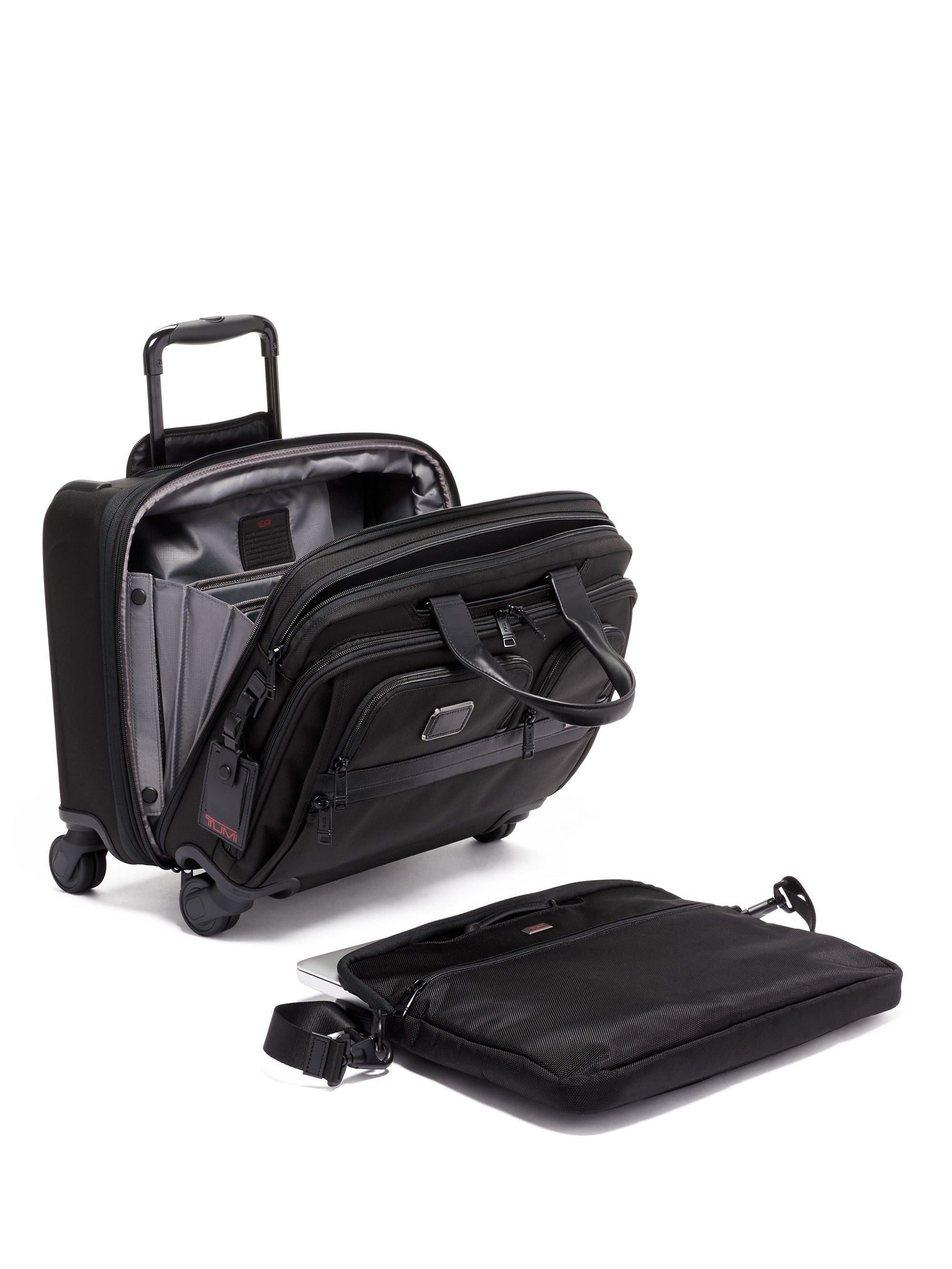 Tumi Alpha 3 Deluxe 4 Wheeled Laptop Case Briefcase