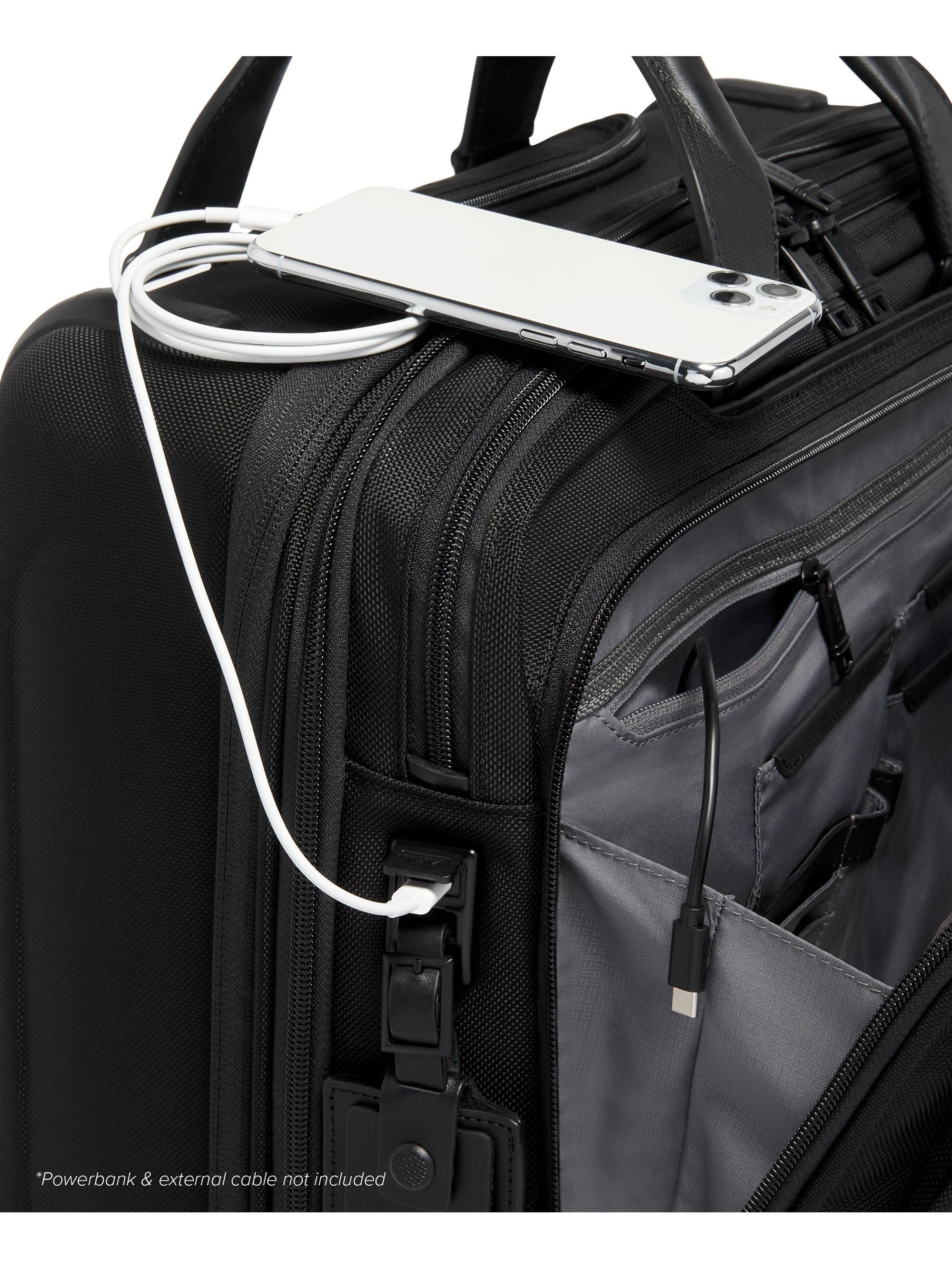 Tumi Alpha 3 Deluxe 4 Wheeled Laptop Case Briefcase