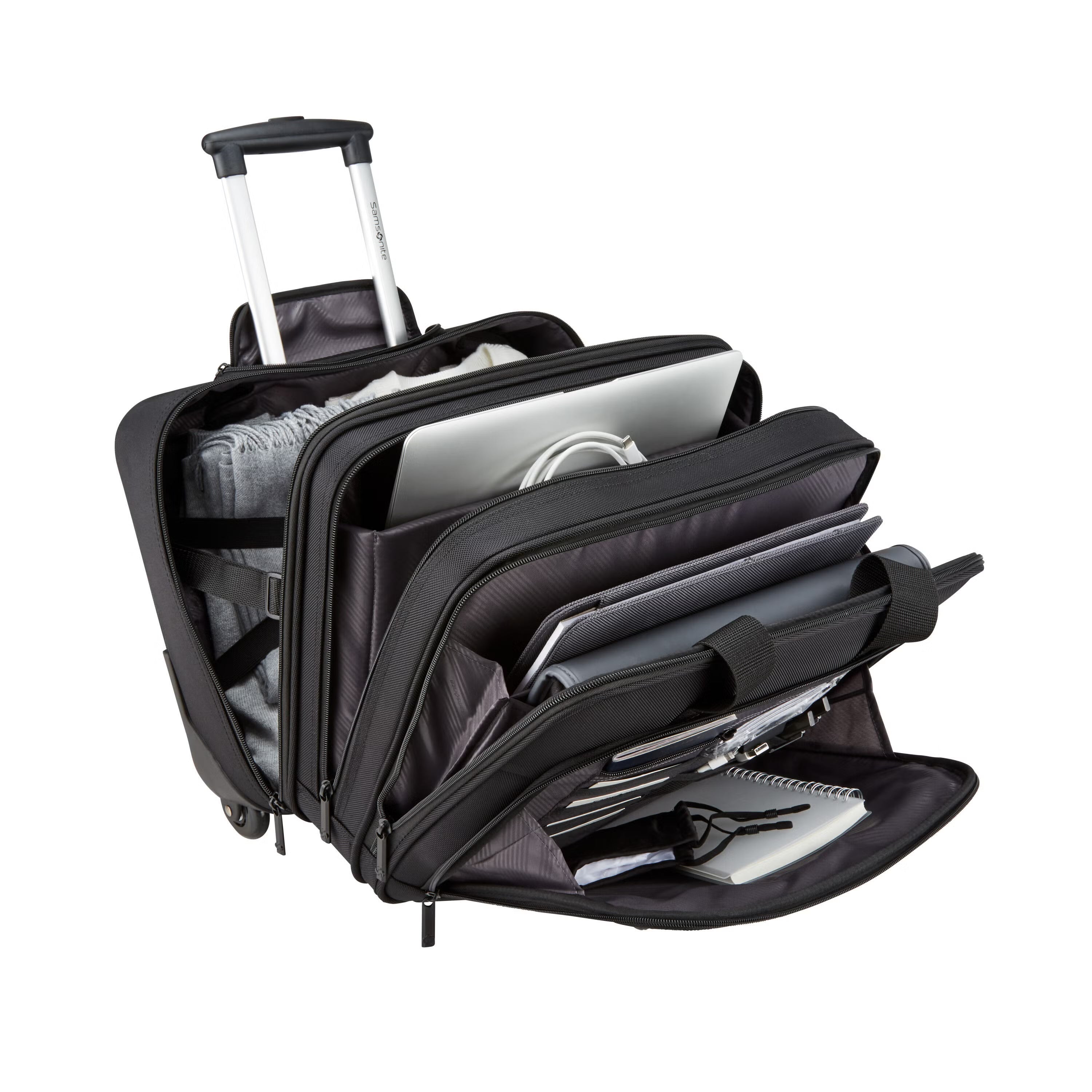 Maleta clásica de negocios de 2 ruedas