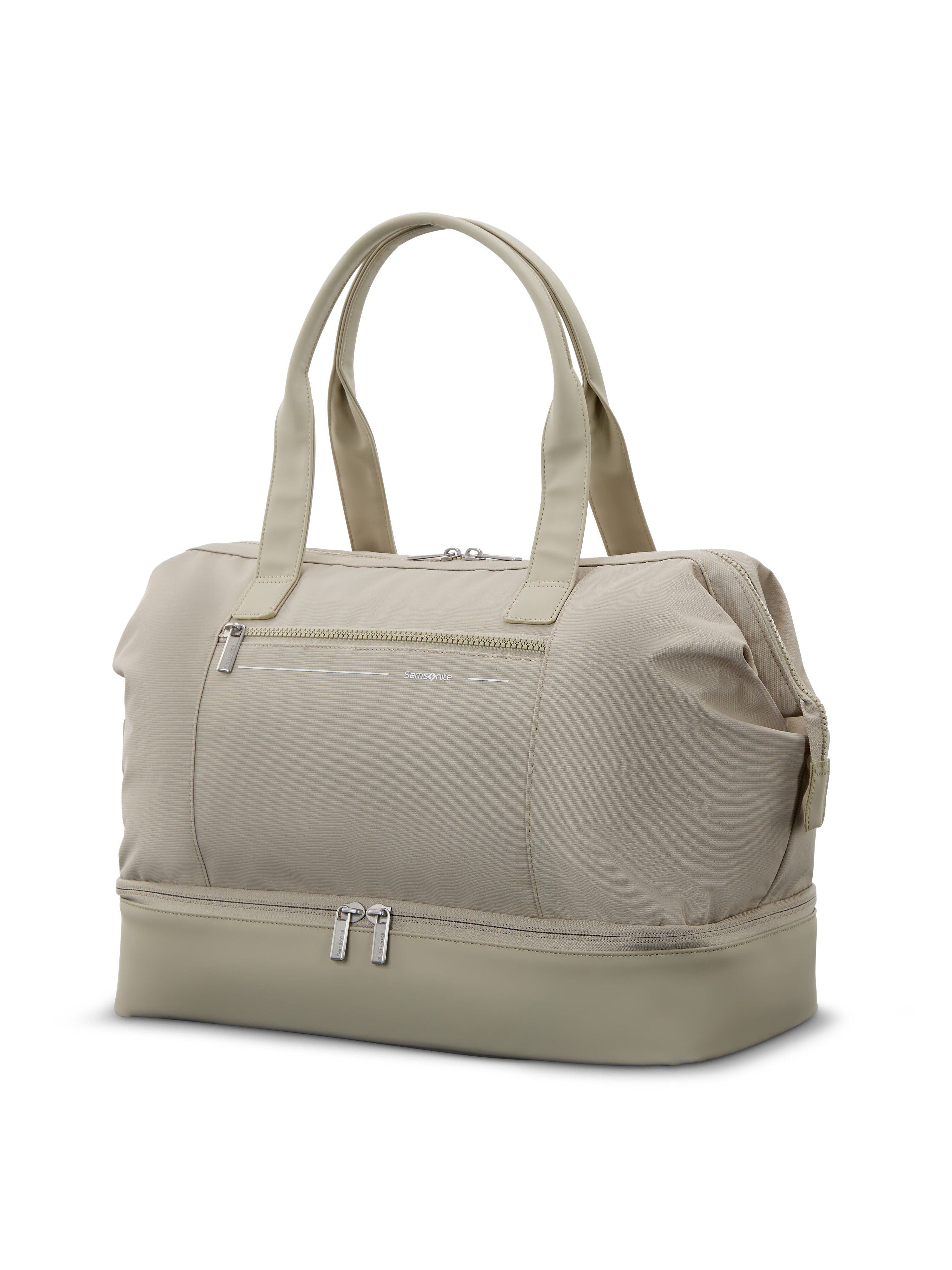 Bolso de fin de semana con parte inferior abatible