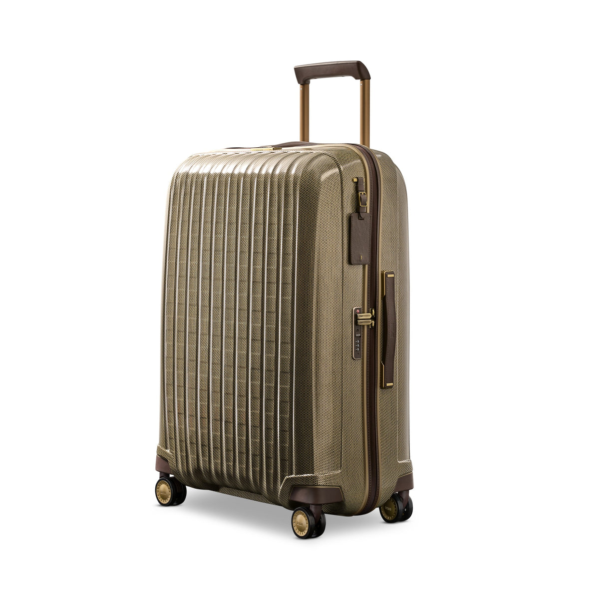 Hartmann Tweed CURV Extended Journey Spinner - Tweed/Natural Leather