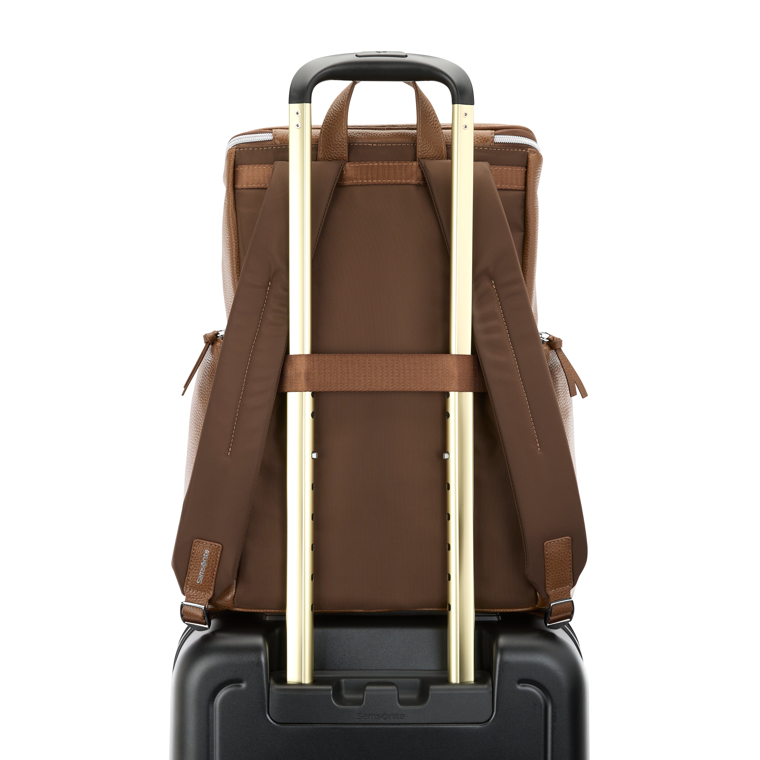 Samsonite Mobile Solution 2 Leather Deluxe Backpack
