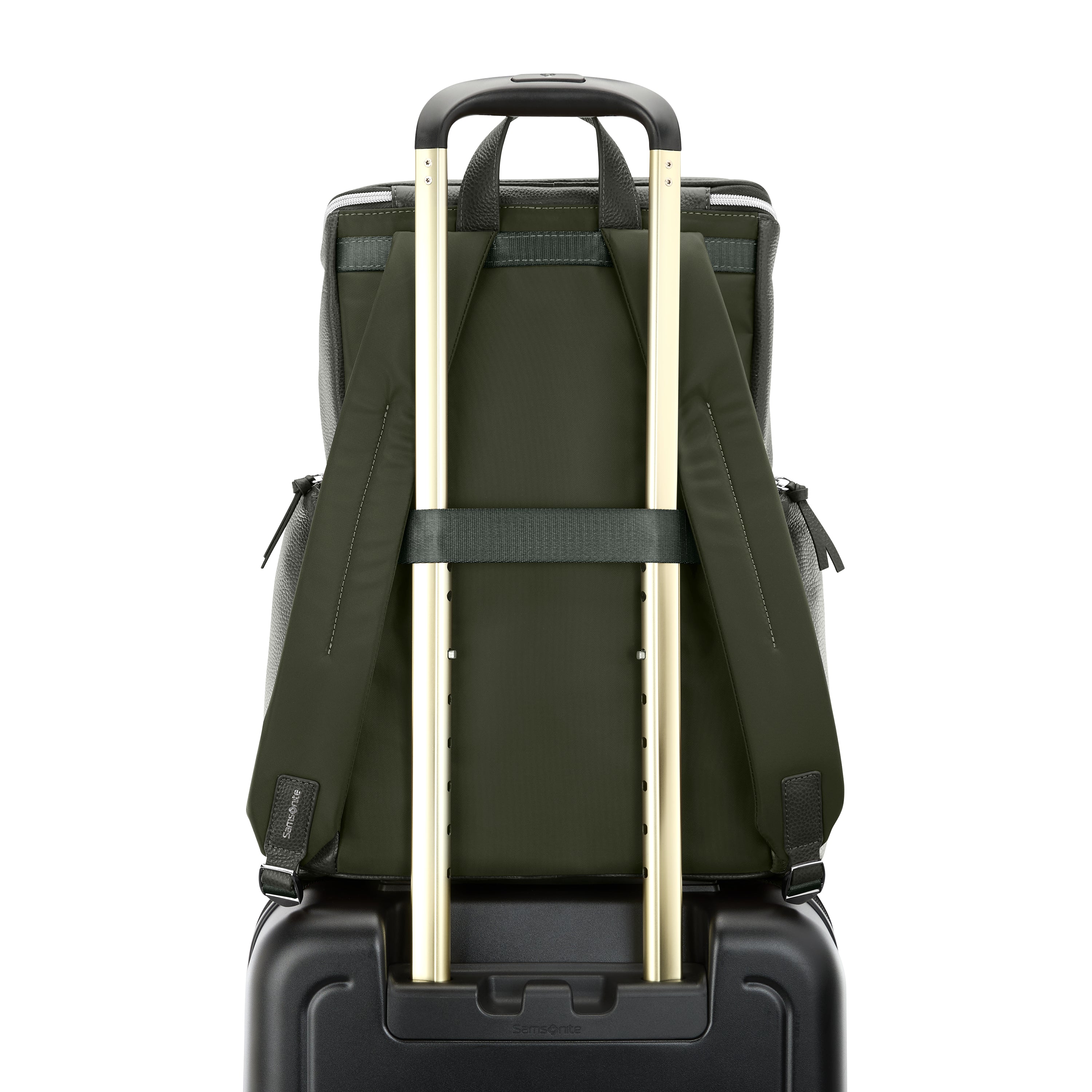 Samsonite Mobile Solution 2 Leather Deluxe Backpack