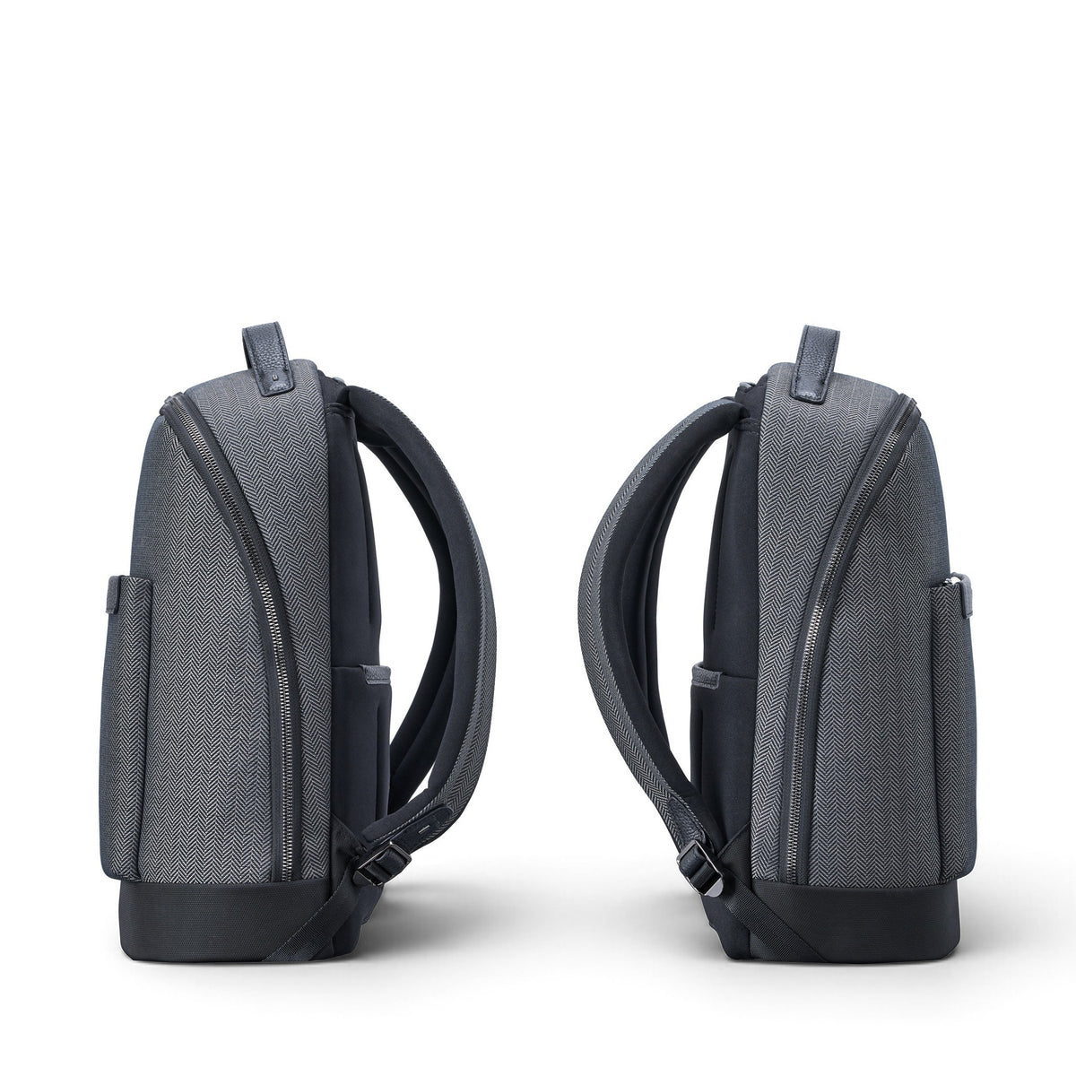 Hartmann Herringbone Backpack - Black Herringbone