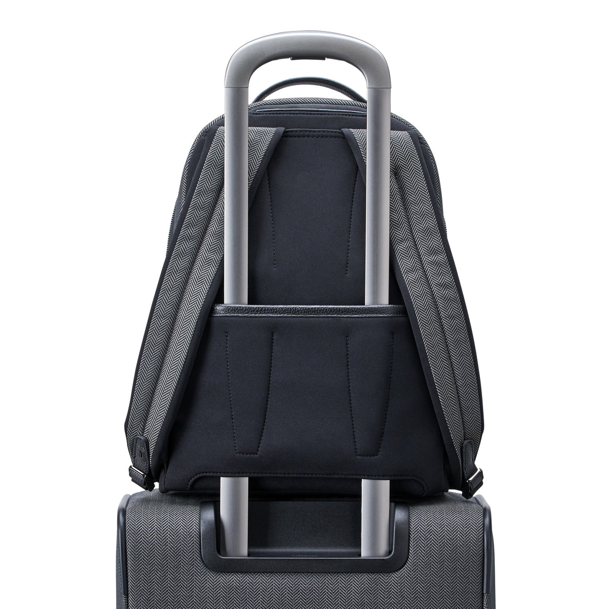 Hartmann Herringbone Travel Backpack - Black Herringbone