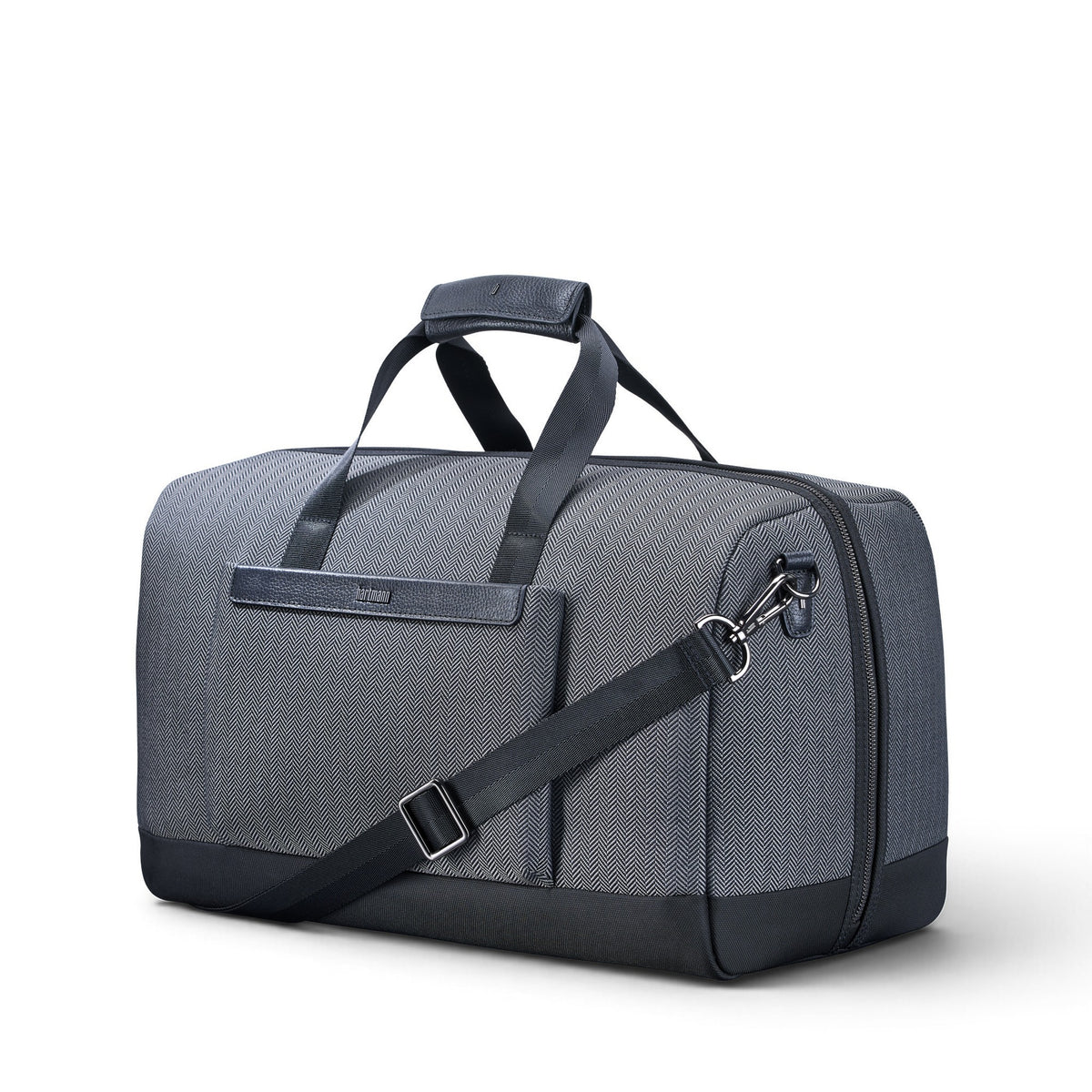 Hartmann Herringbone Weekender Duffel - Black Herringbone
