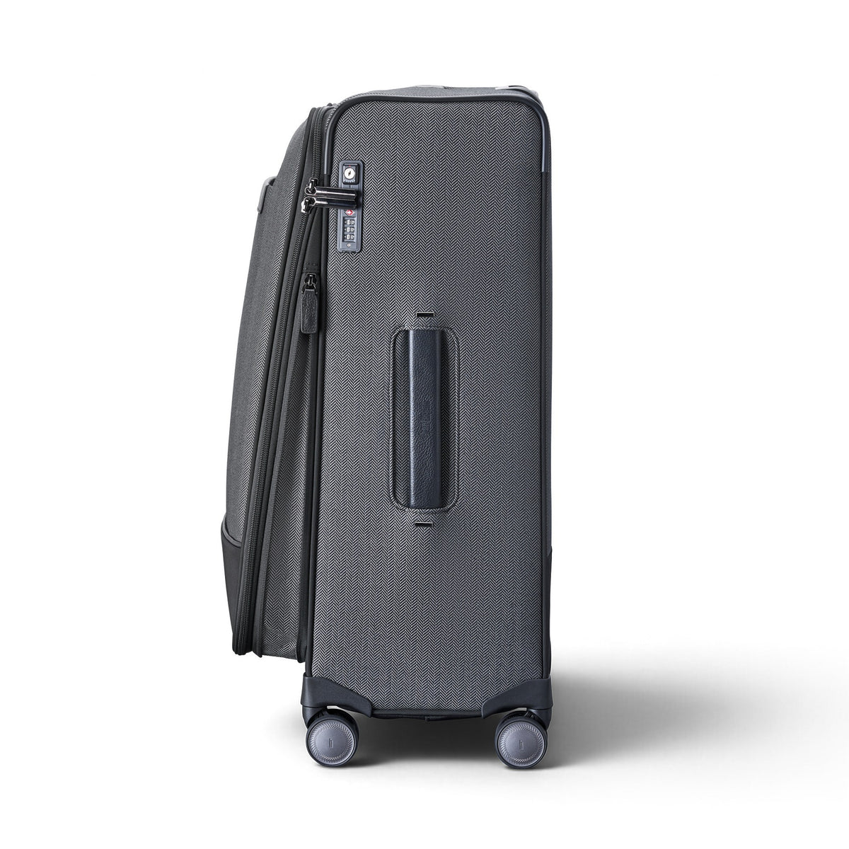 Hartmann Herringbone Medium Journey Expandable Spinner - Black Herringbone