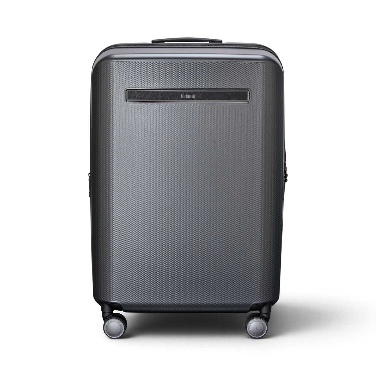 Hartmann Herringbone Hardside Medium Journey Expandable Spinner - Black Herringbone