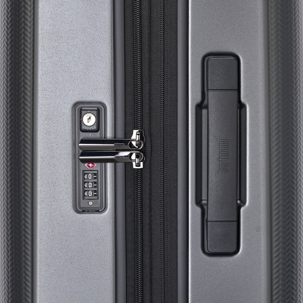 Hartmann Herringbone Hardside Extended Journey Expandable Spinner - Black Herringbone