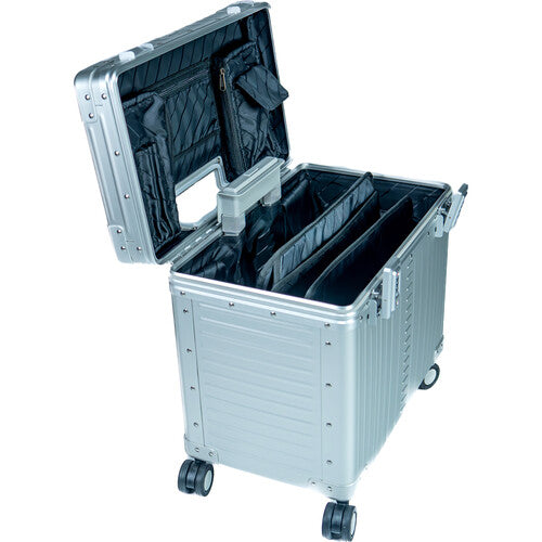 Aleon Aluminum Deluxe 4-Wheeled Pilot Case 17"