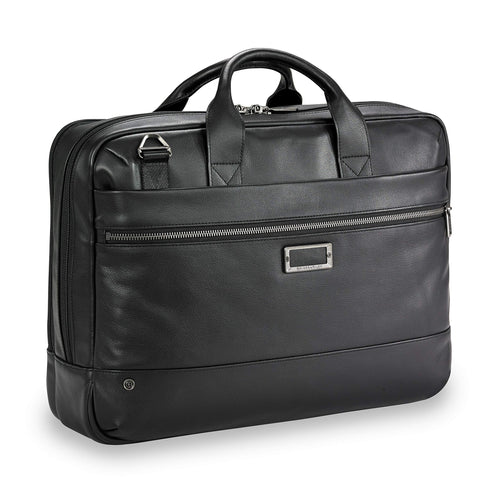 Briggs & Riley @Work Leather Medium Briefcase