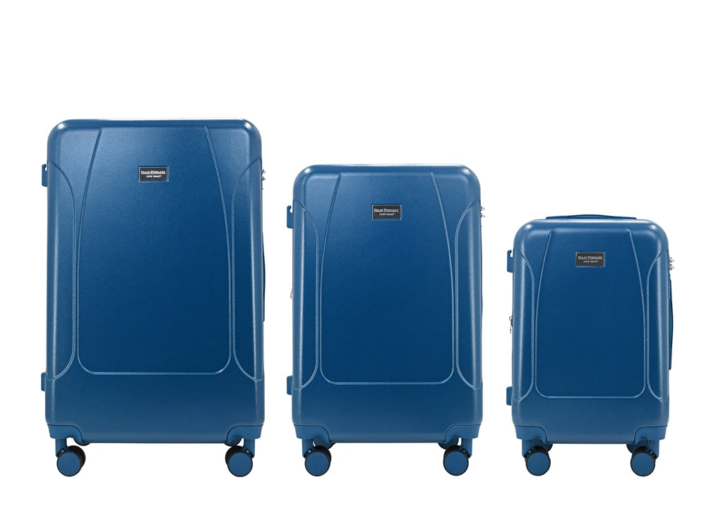 ISAAC MIZRAHI LUNA 3-Piece Luggage Set – Lightweight Expandable ABS Hard Shell Suitcases with Spinner Wheels (28”/24”/20”) – Designer Travel Set