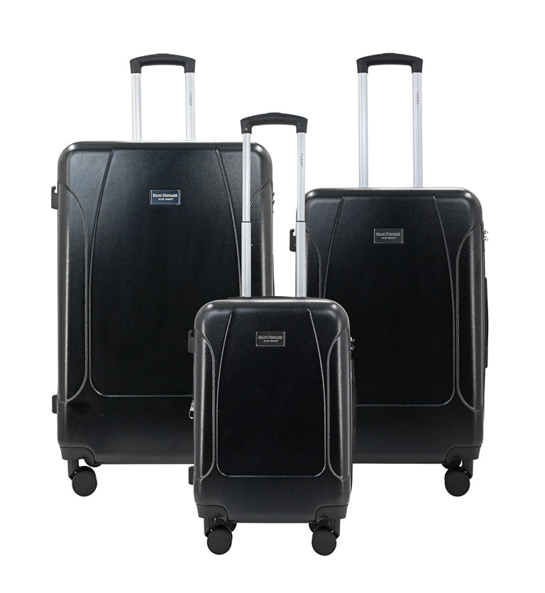 ISAAC MIZRAHI LUNA 3-Piece Luggage Set – Lightweight Expandable ABS Hard Shell Suitcases with Spinner Wheels (28”/24”/20”) – Designer Travel Set