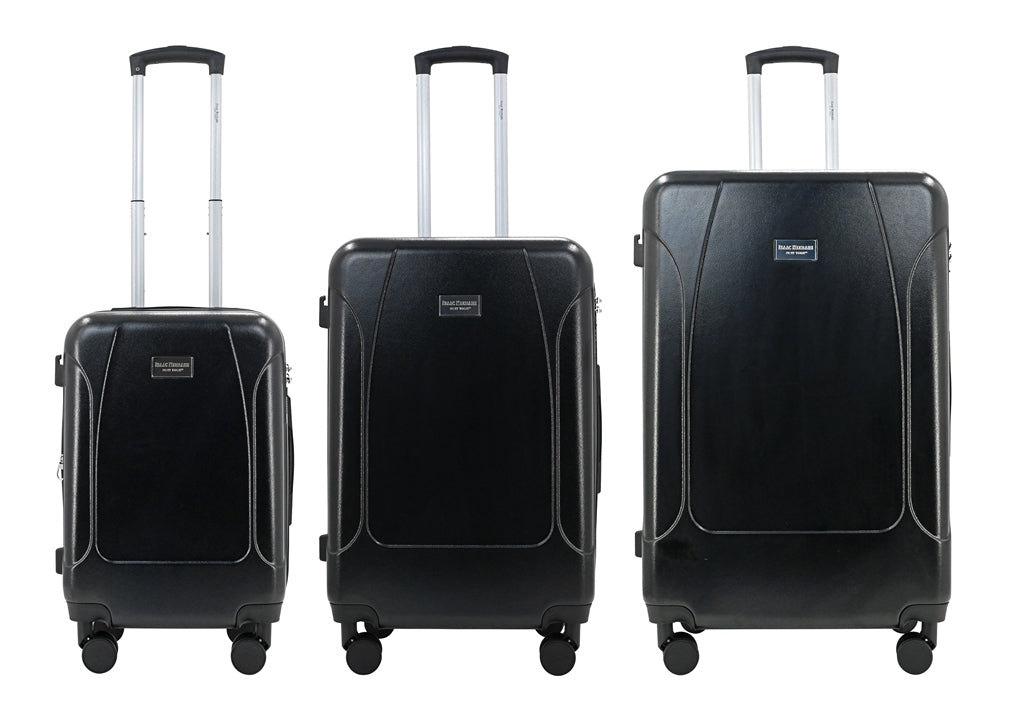 ISAAC MIZRAHI LUNA 3-Piece Luggage Set – Lightweight Expandable ABS Hard Shell Suitcases with Spinner Wheels (28”/24”/20”) – Designer Travel Set