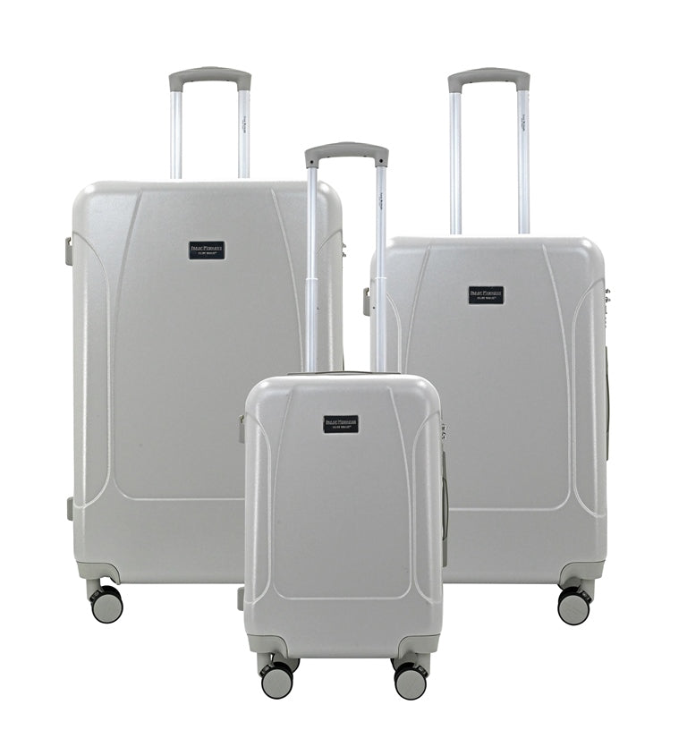 ISAAC MIZRAHI LUNA 3-Piece Luggage Set – Lightweight Expandable ABS Hard Shell Suitcases with Spinner Wheels (28”/24”/20”) – Designer Travel Set