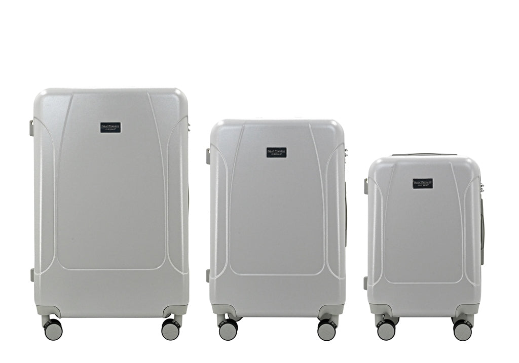 ISAAC MIZRAHI LUNA 3-Piece Luggage Set – Lightweight Expandable ABS Hard Shell Suitcases with Spinner Wheels (28”/24”/20”) – Designer Travel Set