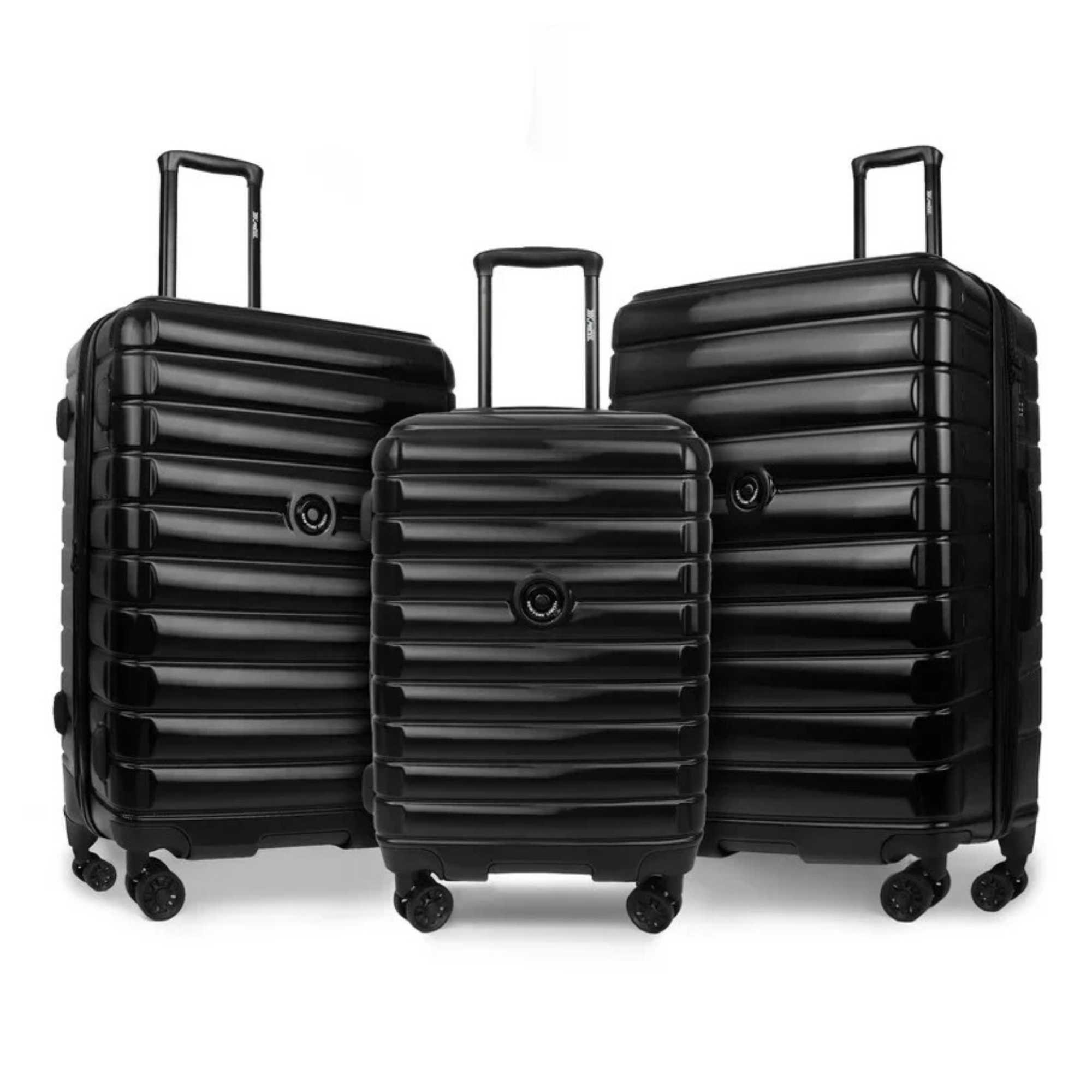 New York Xpress Hard Shell Expandable Luggage Spinner 3 Pc Set