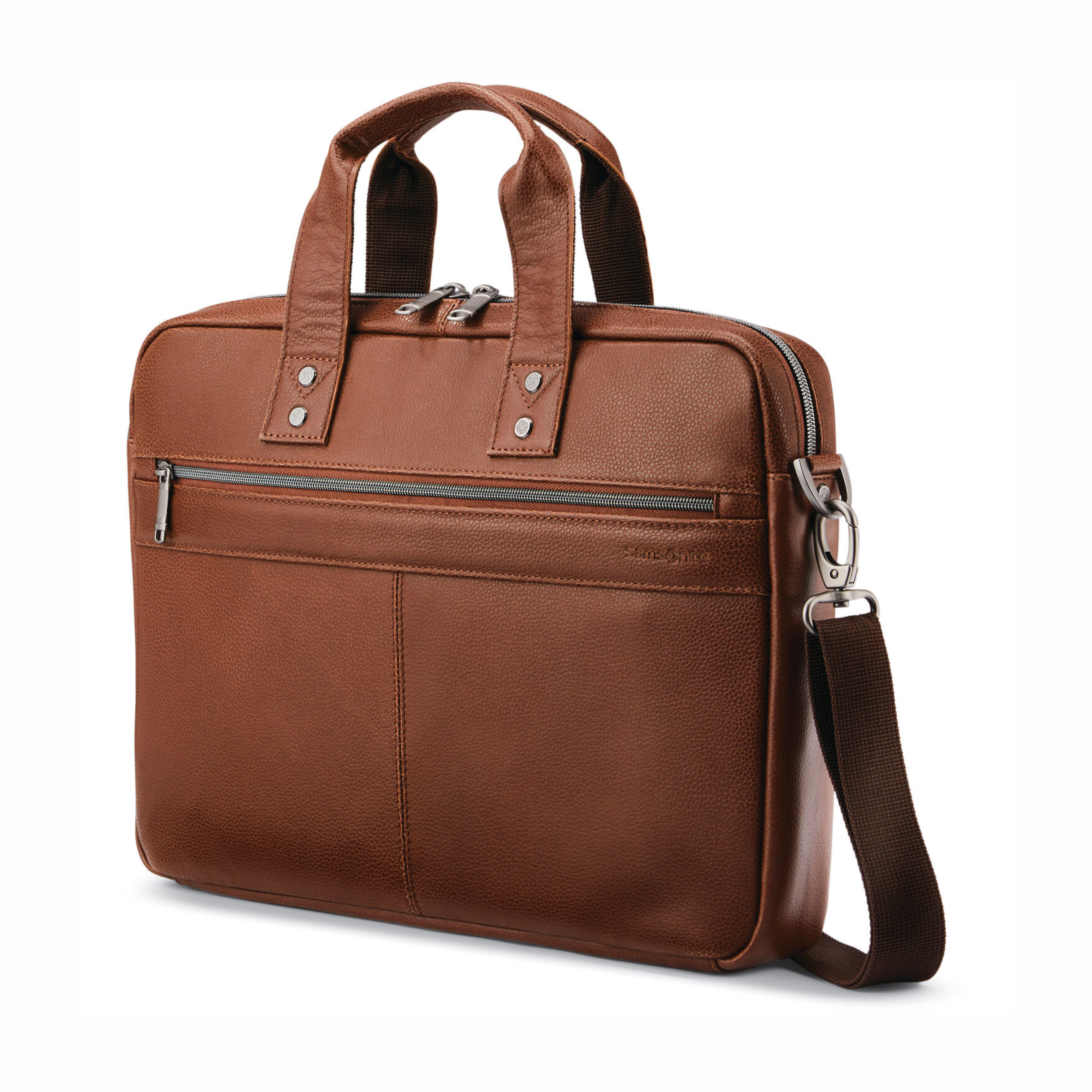 Samsonite Classic Leather Slim Briefcase
