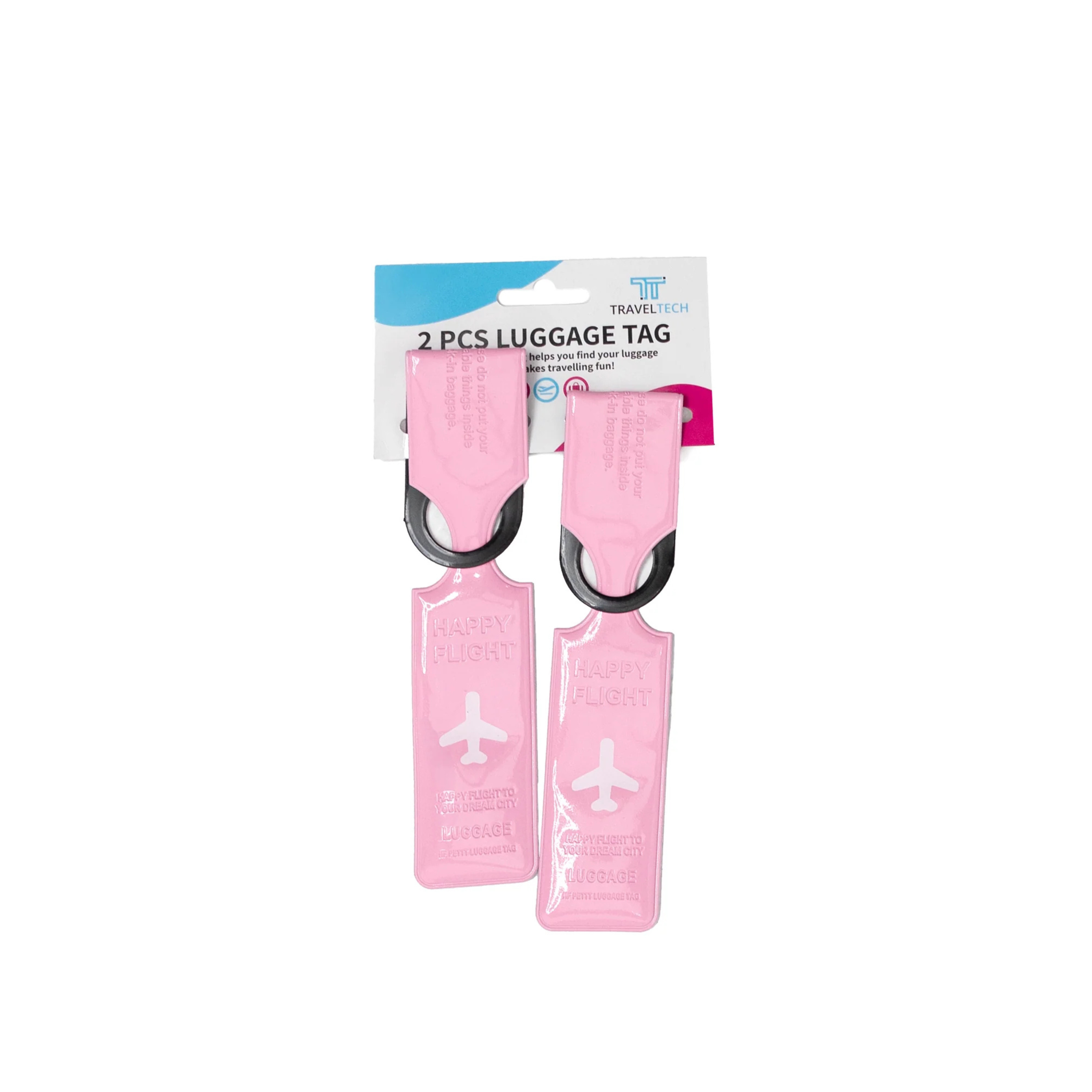 BH Travel Tech 2PC Luggage Tag Airplane