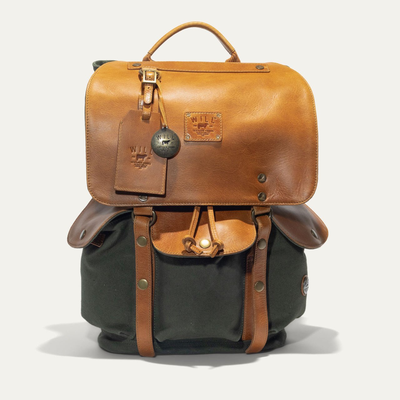 Lennon Canvas & Leather Backpack