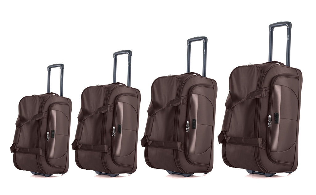 IZOD Carol Lightweight Soft Shell Rolling Duffel Bag with Wheels and Telescopic Handle – Travel-Ready Luggage Duffel