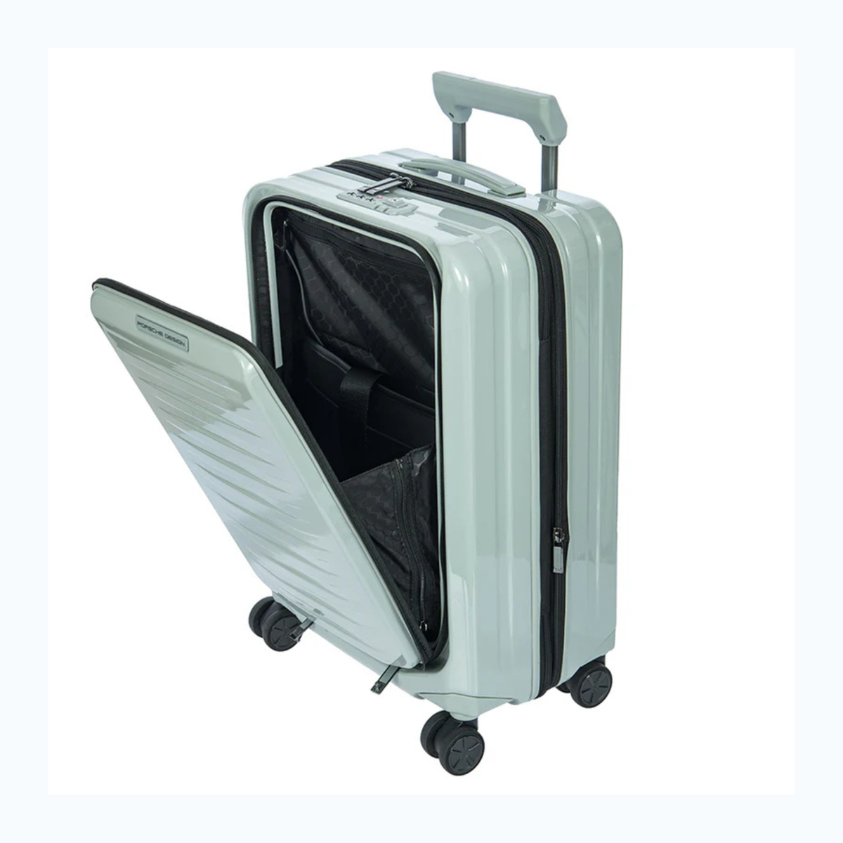 Porsche Design Roadster Expandable Spinner Collection - Chalk / Carry-On with Pocket 21"