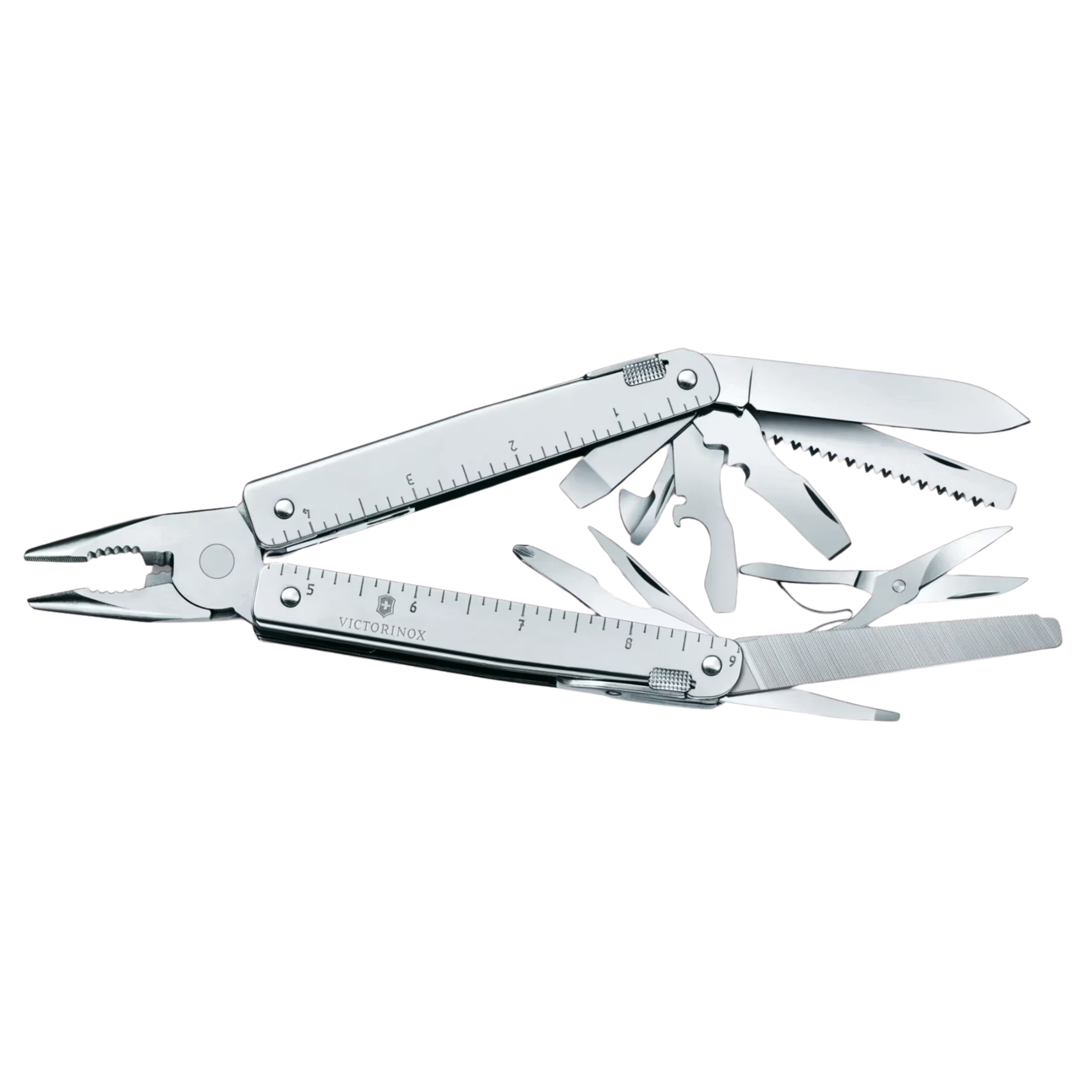 Victorinox Swiss Tool X Plus Ratchet in Leather Pouch, 115 mm