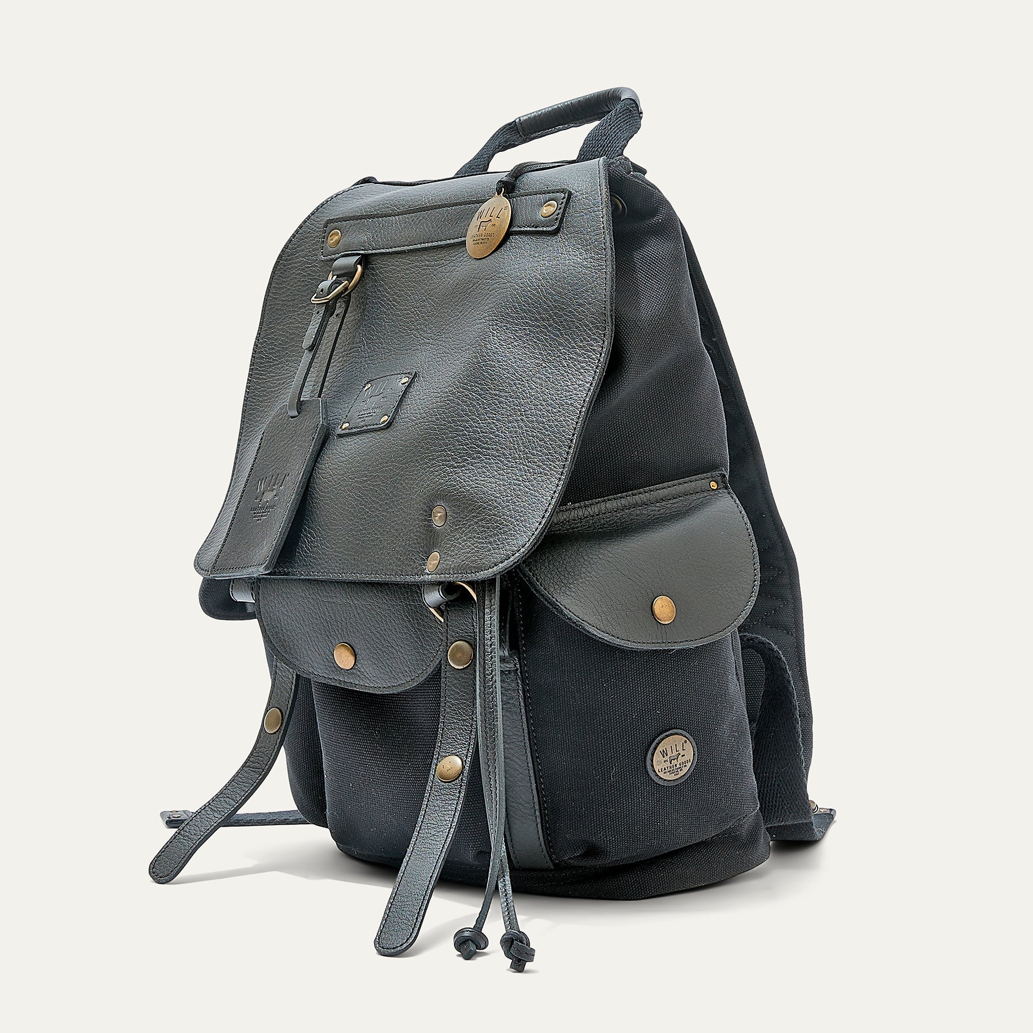 Lennon Canvas & Leather Backpack