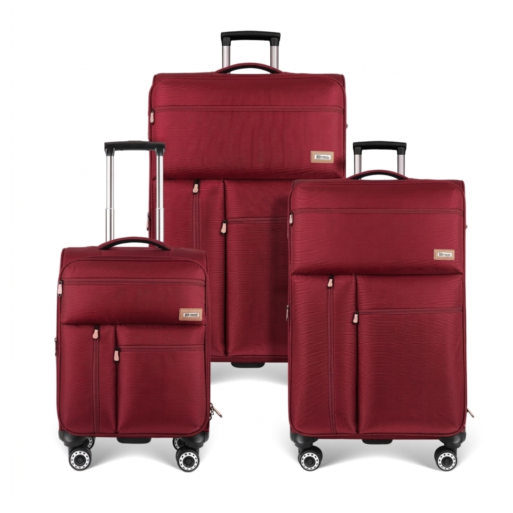 Wisdom Express Nylon Softside Spinner - 3 Pc Set