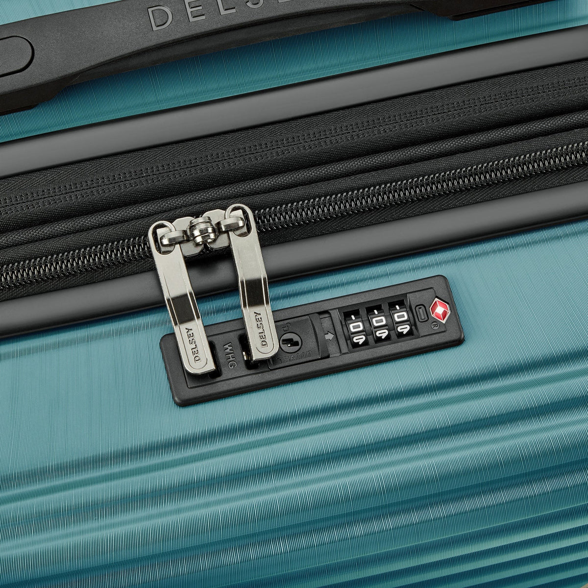 Delsey Cosmique Expandable Spinner - Dark Teal detail
