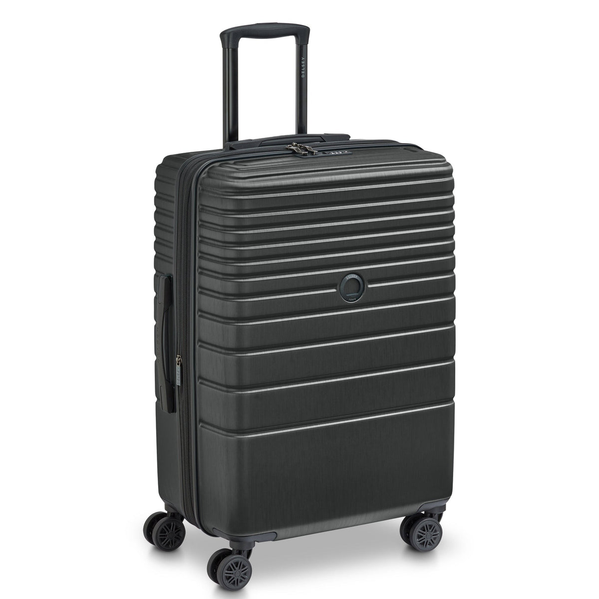 Delsey Cosmique Expandable Spinner - Black / Medium