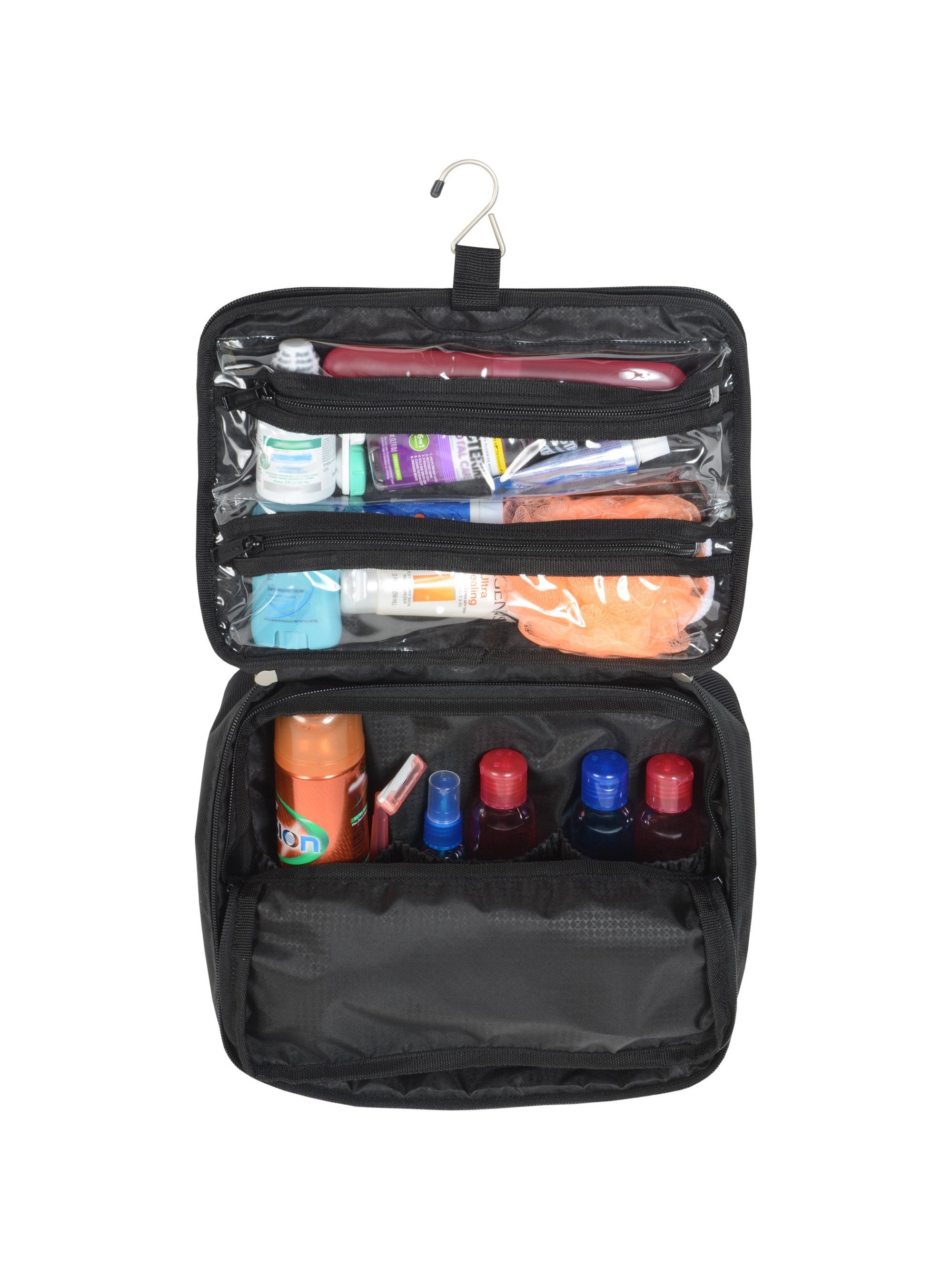 WallyBags Deluxe Toiletry Bag With Multiple Compartments