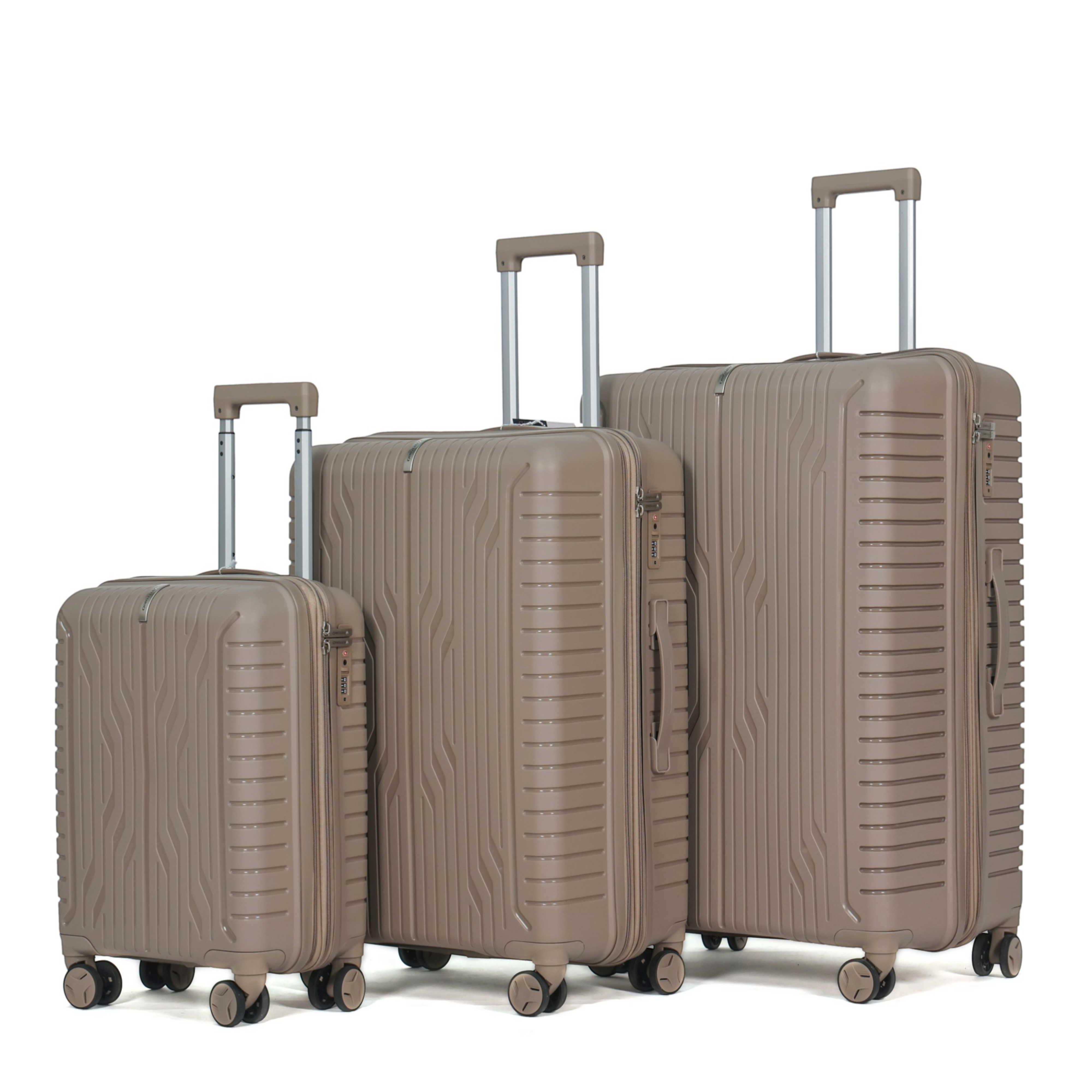Vittorio Classic Expandable Luggage Set - 3 Pc Set