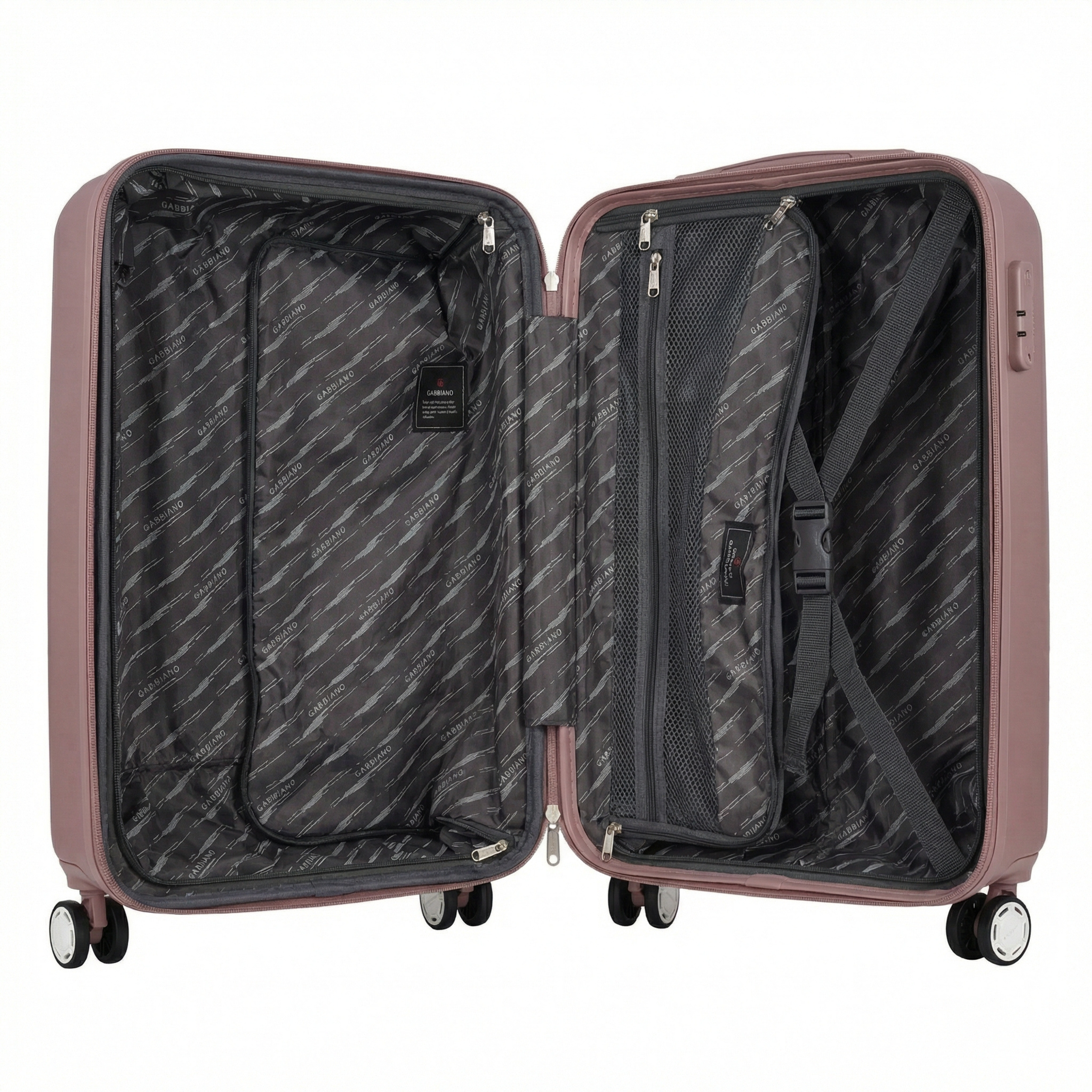 Gabbiano Royal 22" Expandable Carry-On 8 Wheel Spinner Luggage