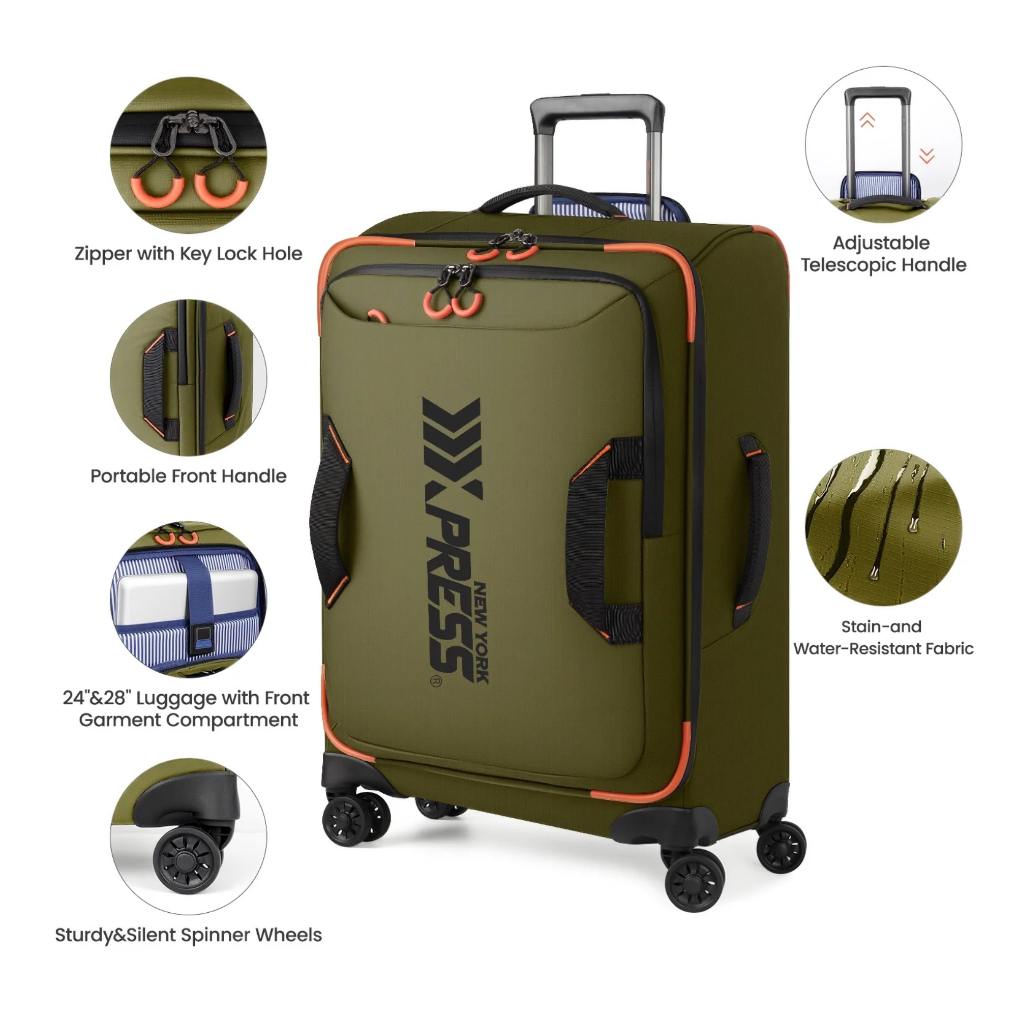 New York XPress Softside Trolley Case