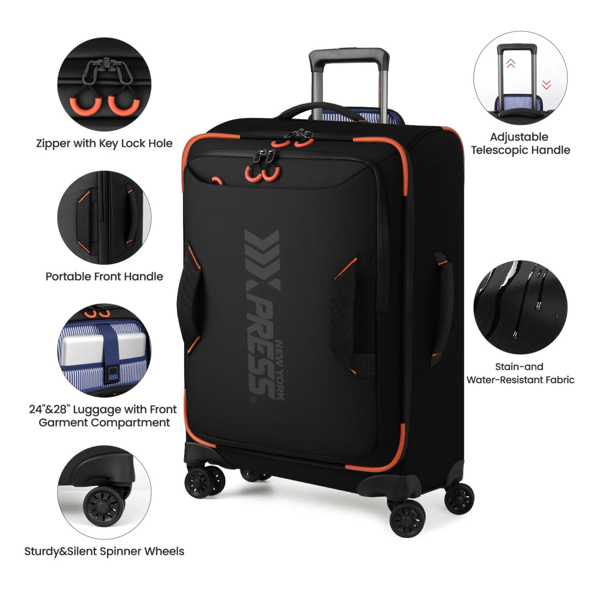 New York XPress Softside Trolley Case