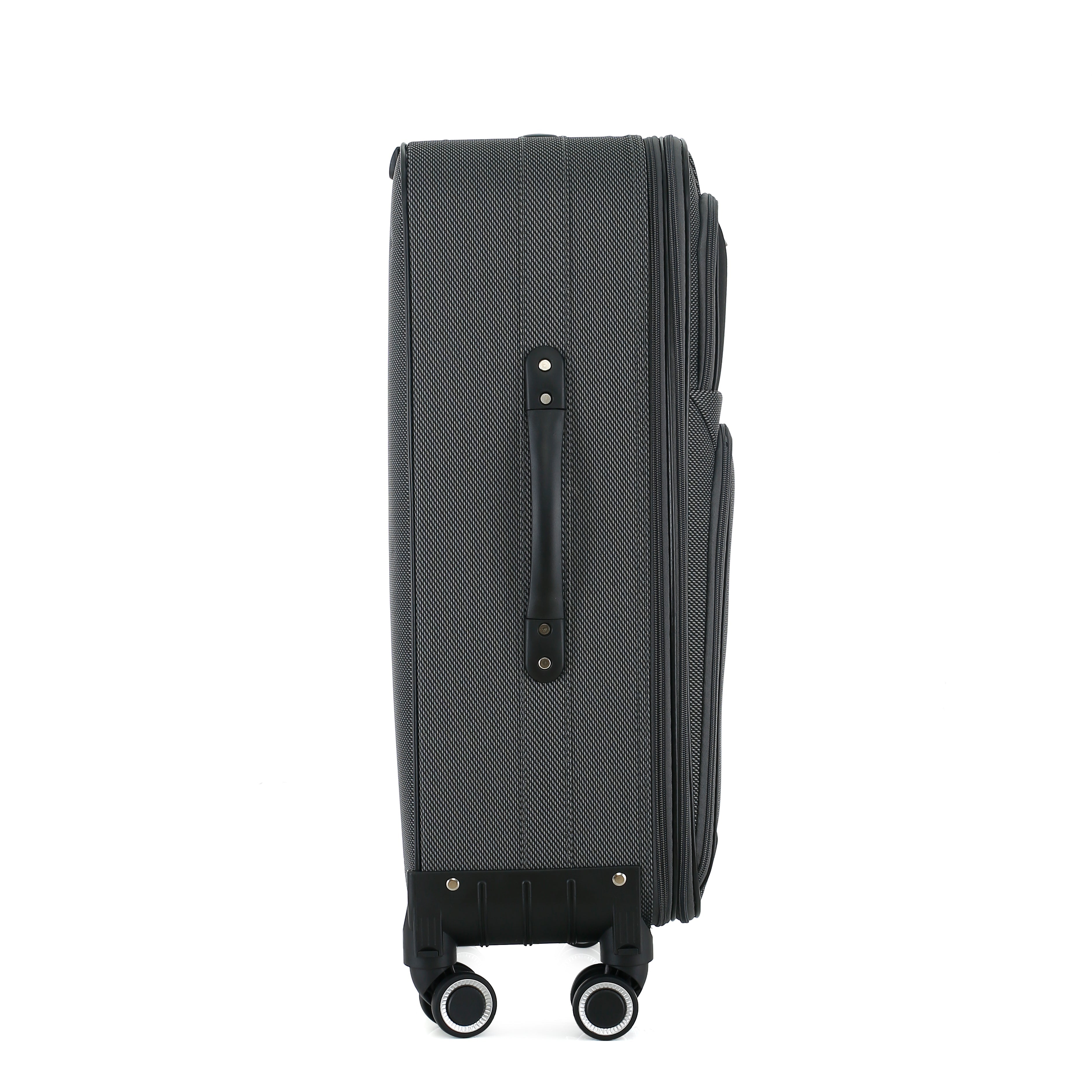 Casey Soft side Lightweight Expandable with 360° Dual Spinning Wheels and Combo Lock – Includes 28", 24", 20" 3-Piece Luggage Set