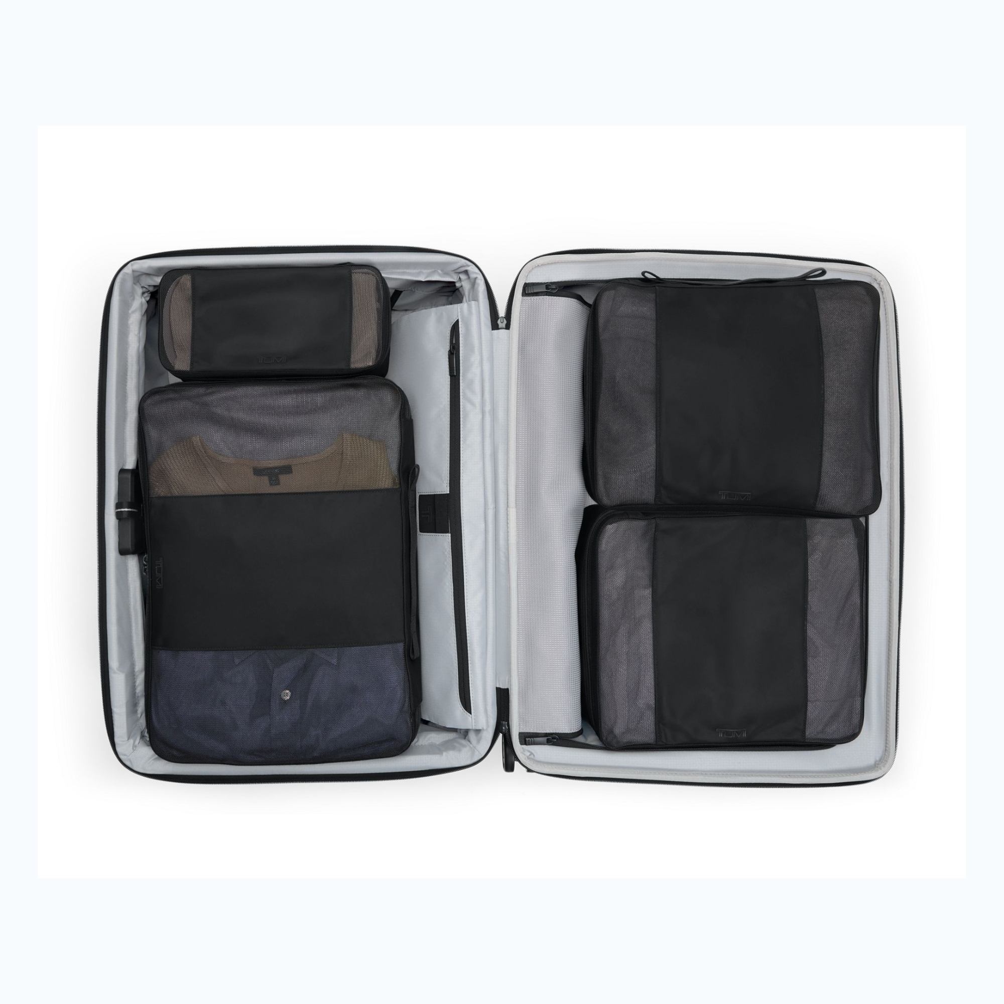 Tumi Alpha Medium Dual Access Expandable Checked