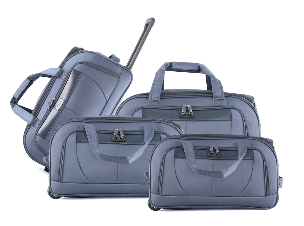 IZOD Carol Lightweight Soft Shell Rolling Duffel Bag with Wheels and Telescopic Handle – Travel-Ready Luggage Duffel