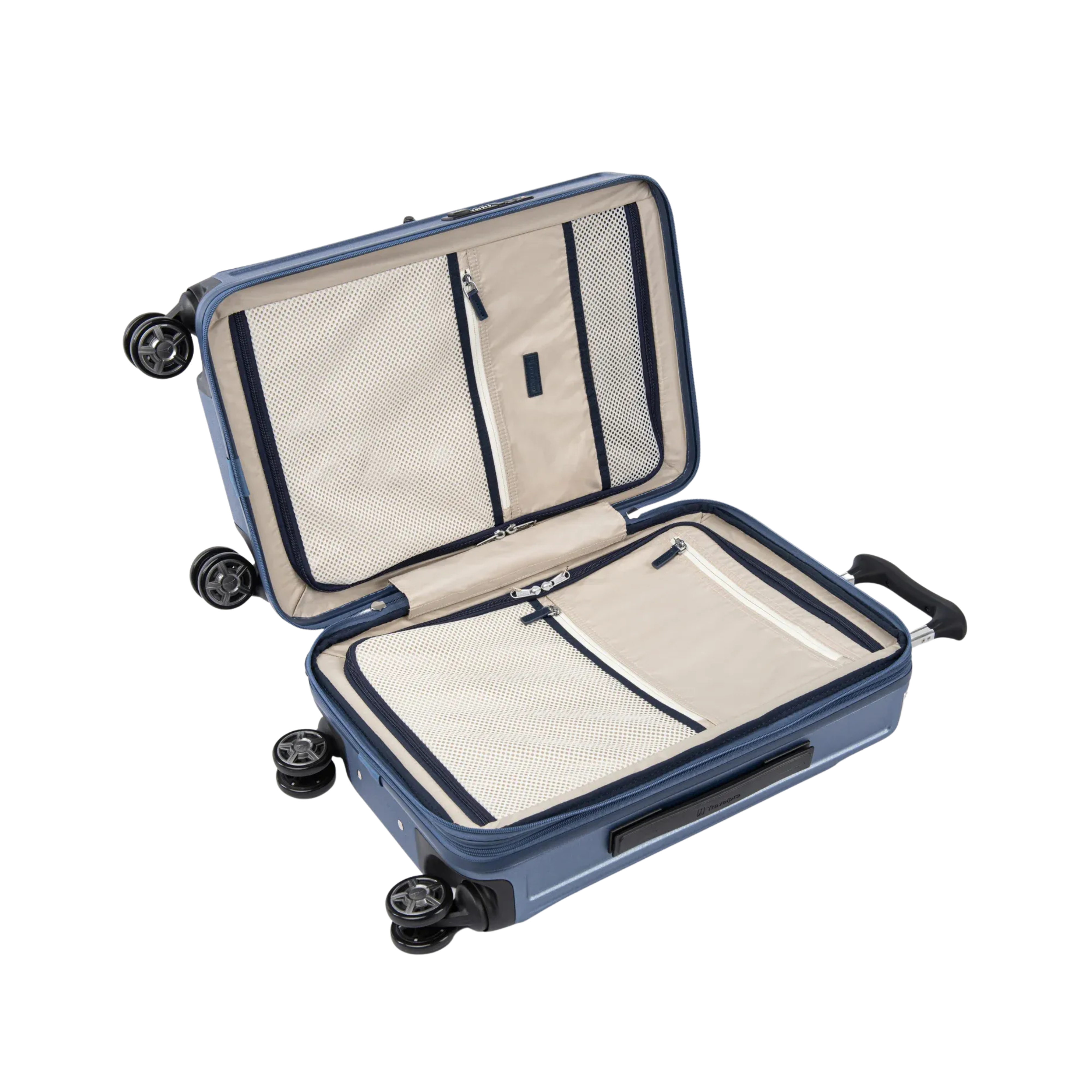 Maleta rígida expandible con ruedas y compartimentos rígidos Platinum Elite