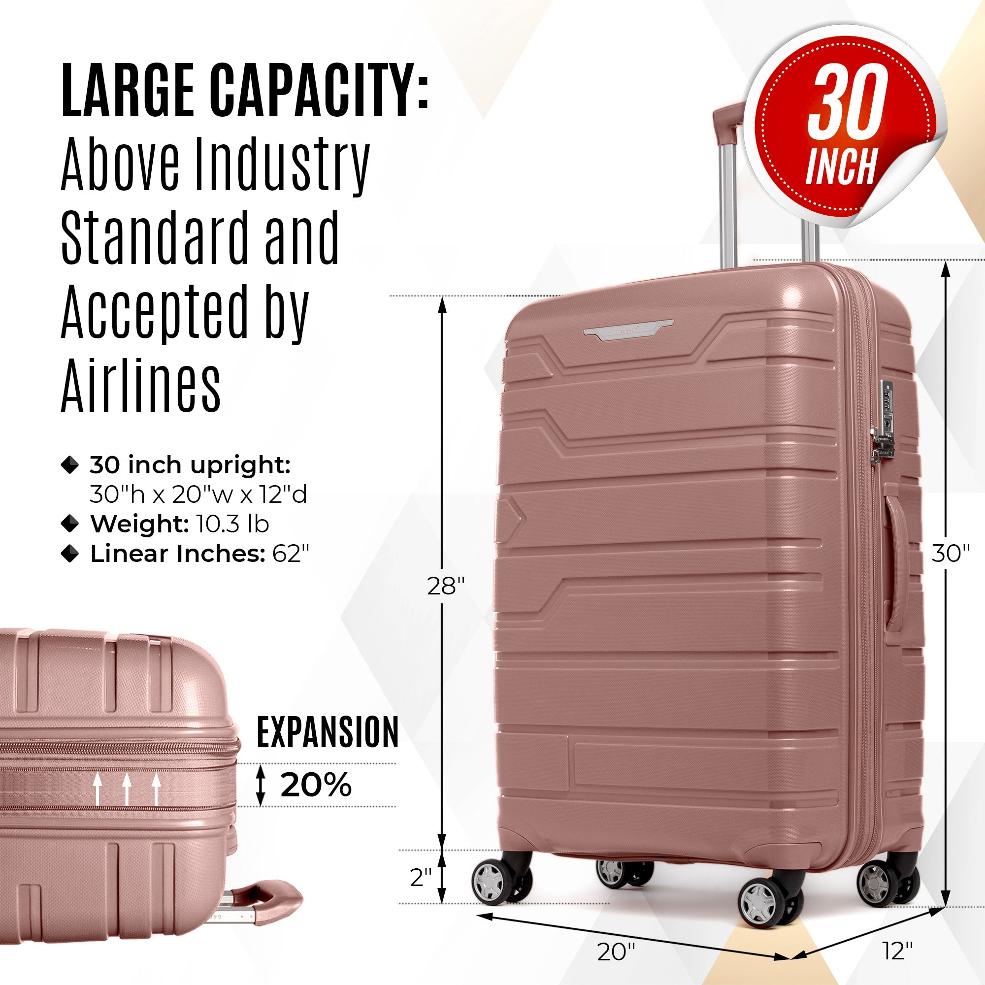 Gabbiano Spectra PP Hardside Spinner