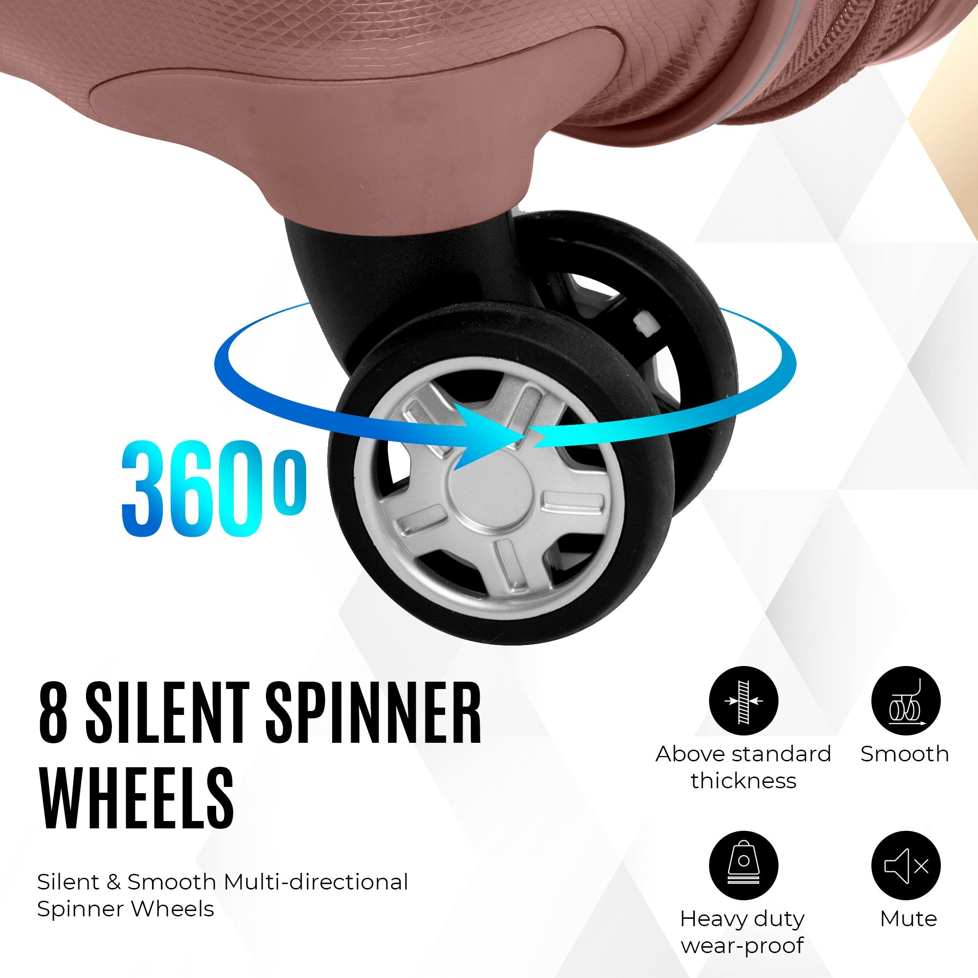 Gabbiano Spectra PP Hardside Spinner