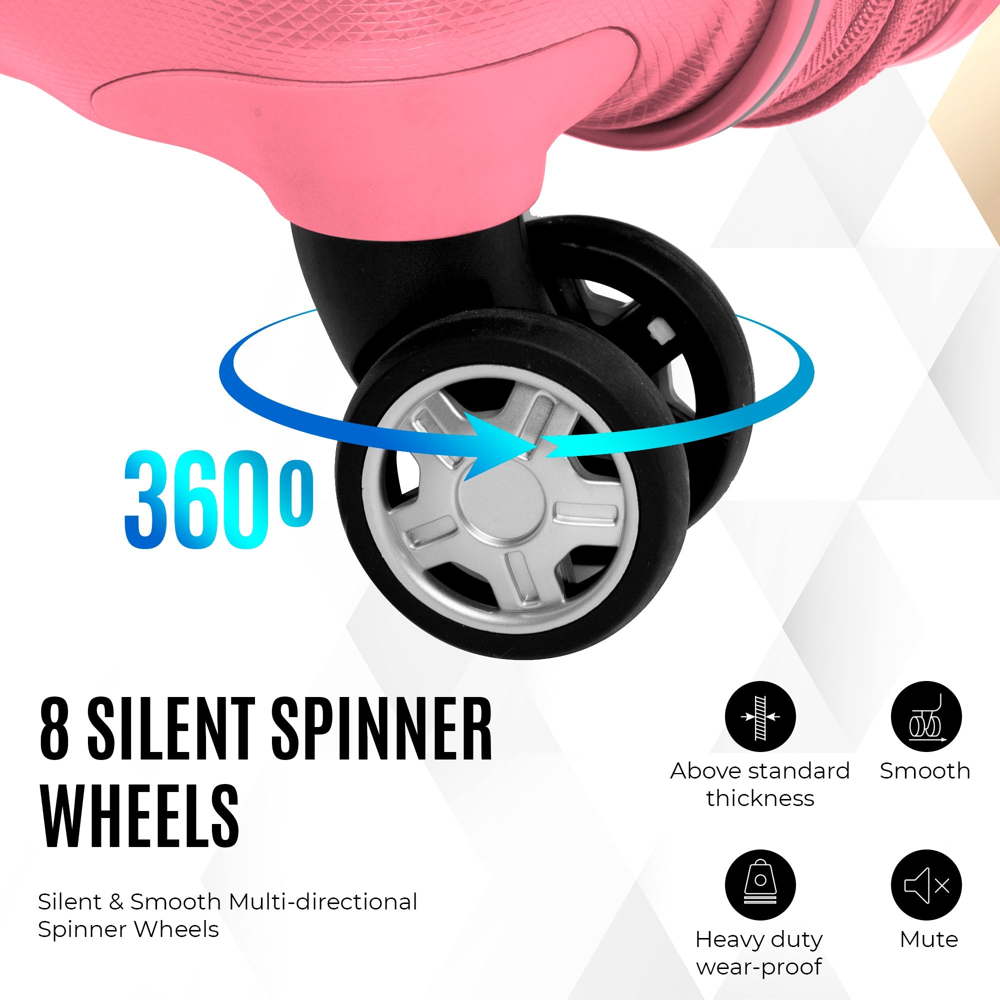 Gabbiano Spectra PP Hardside Spinner